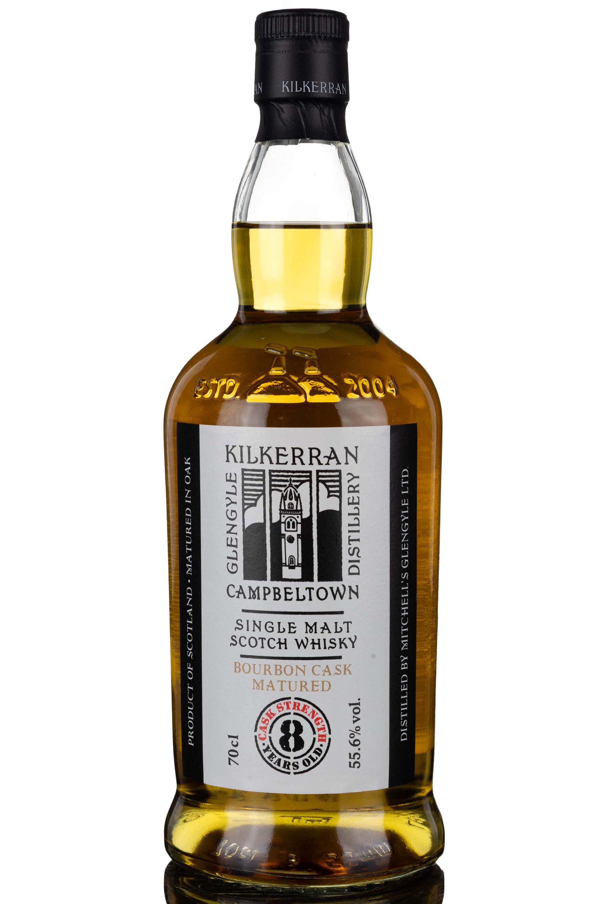 Kilkerran 8 Year Old - Bourbon Cask Matured - Cask Strength 55.6% - 2024 Release