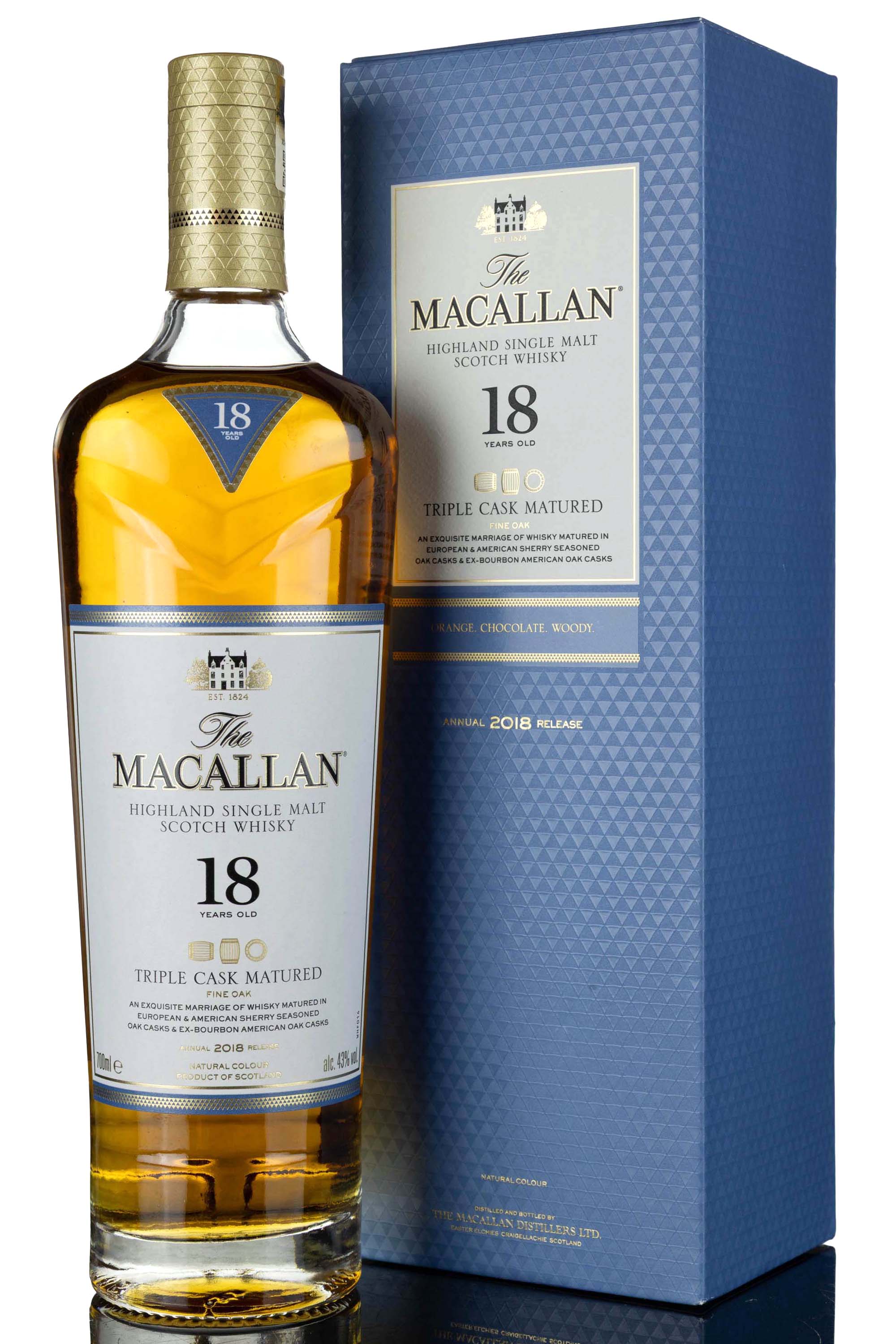 Macallan 18 Year Old - Fine Oak - Triple Cask Matured - 2018 Release