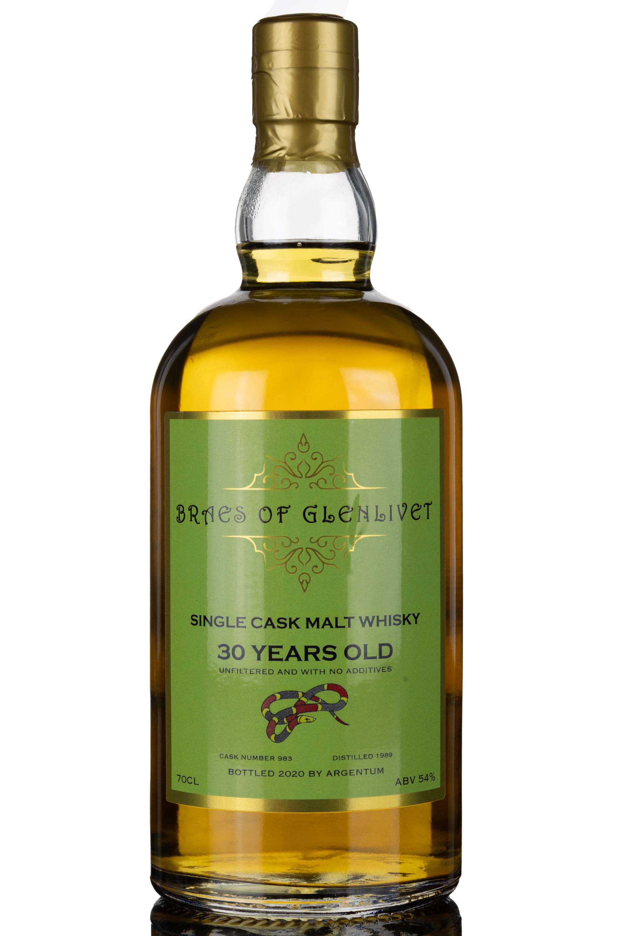 Braes Of Glenlivet 1989-2020 - 30 Year Old - Single Cask 983