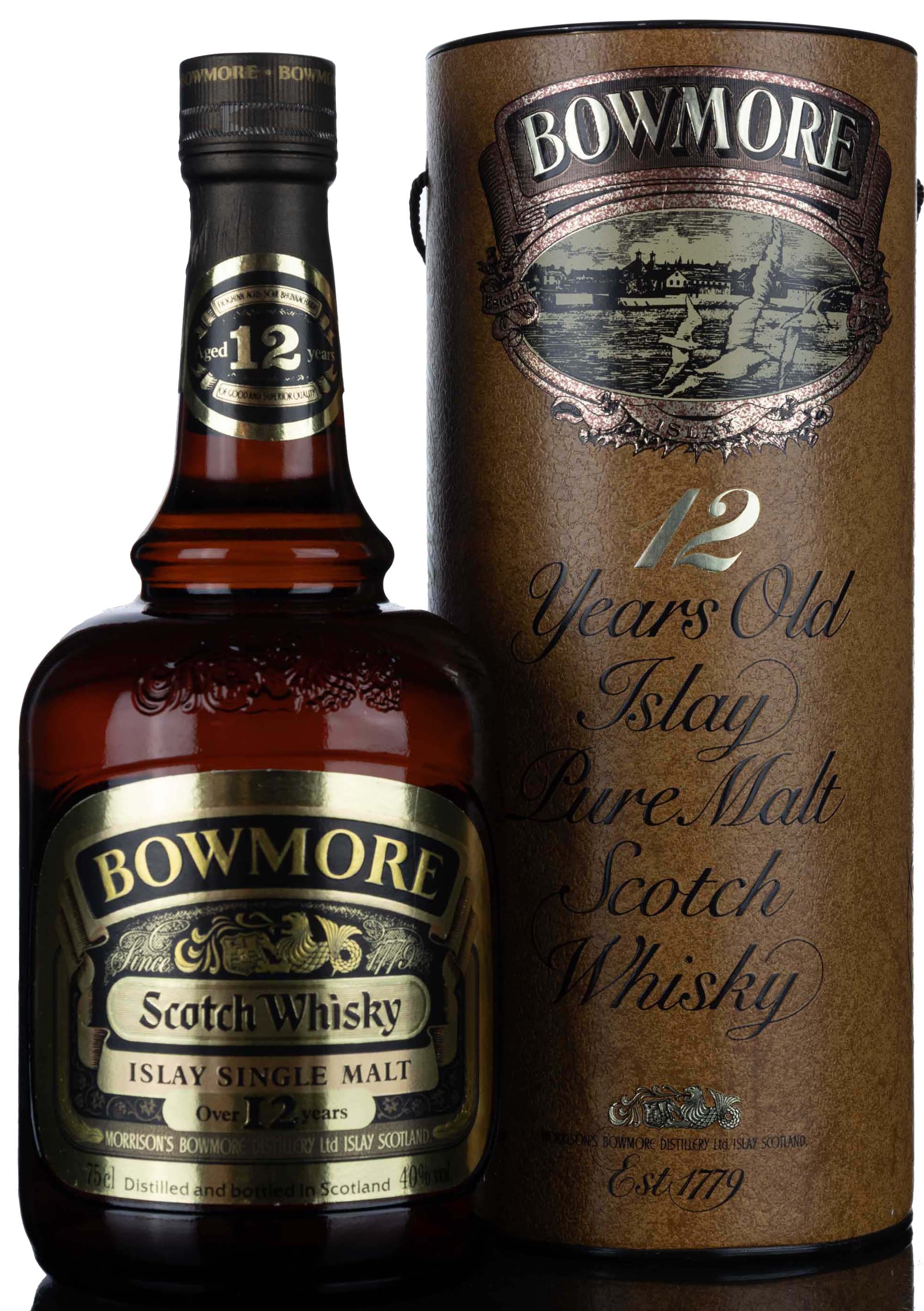 Bowmore 12 Year Old Dumpy - 1980s