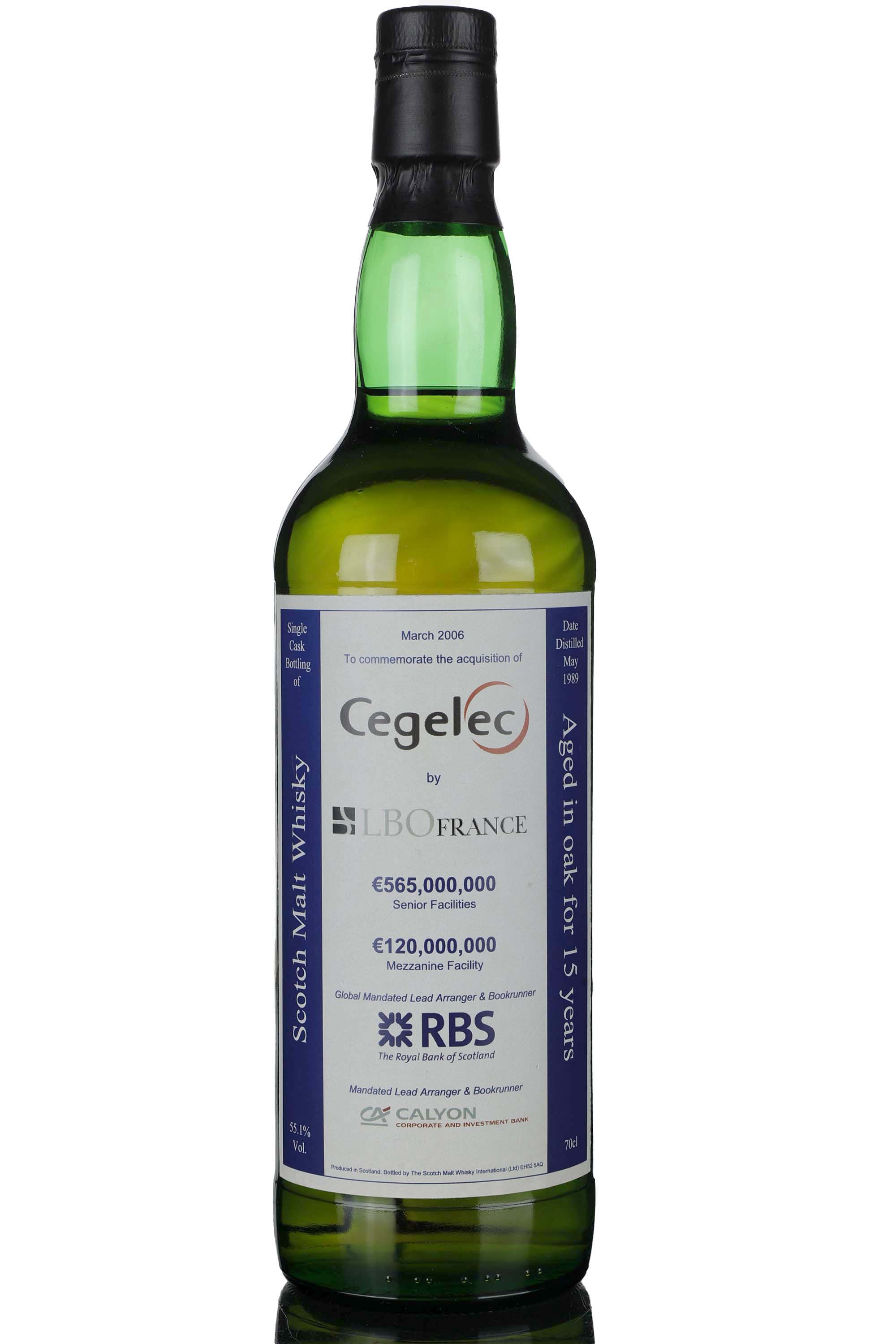 Undisclosed 1989 - 15 Year Old - Royal Bank Of Scotland - Single Cask