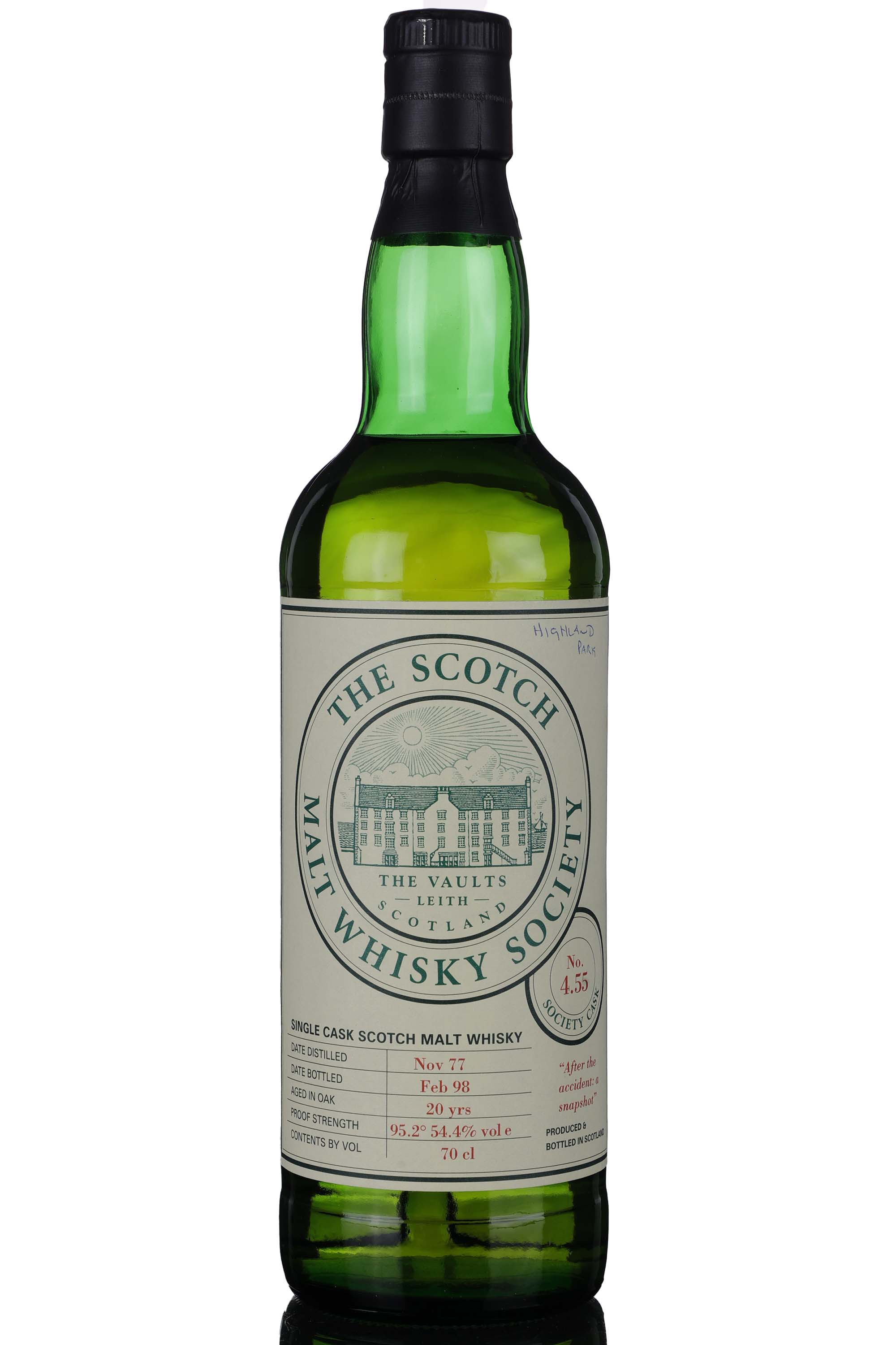 Highland Park 1977-1998 - 20 Year Old - SMWS 4.55 - After The Accident: A Snapshot
