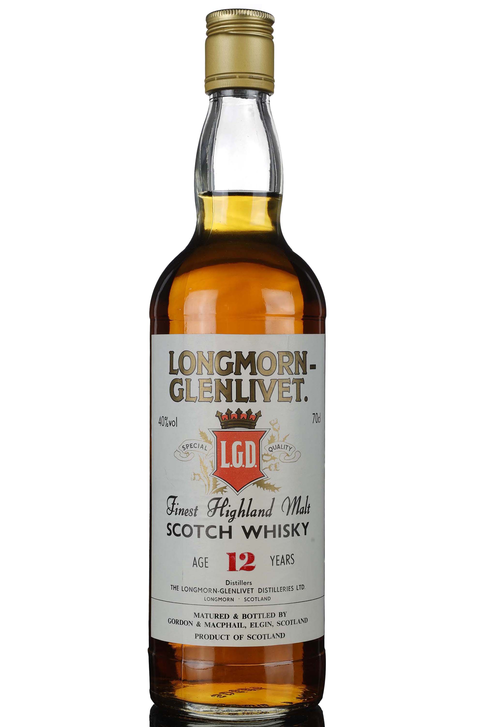 Longmorn 12 Year Old - Gordon & MacPhail - 1990s