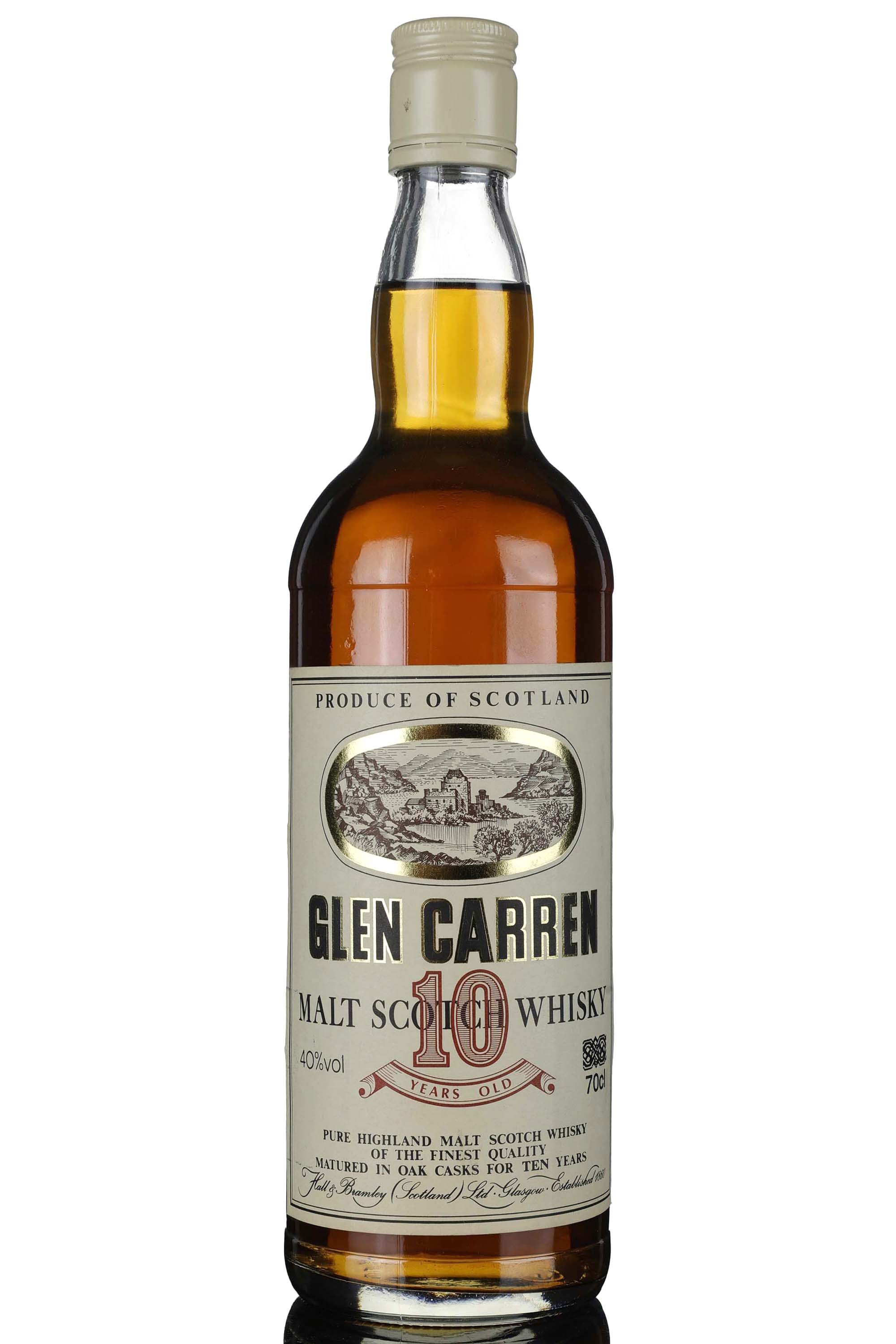 Glen Carren 10 Year Old - Hall & Bramley - 1990s