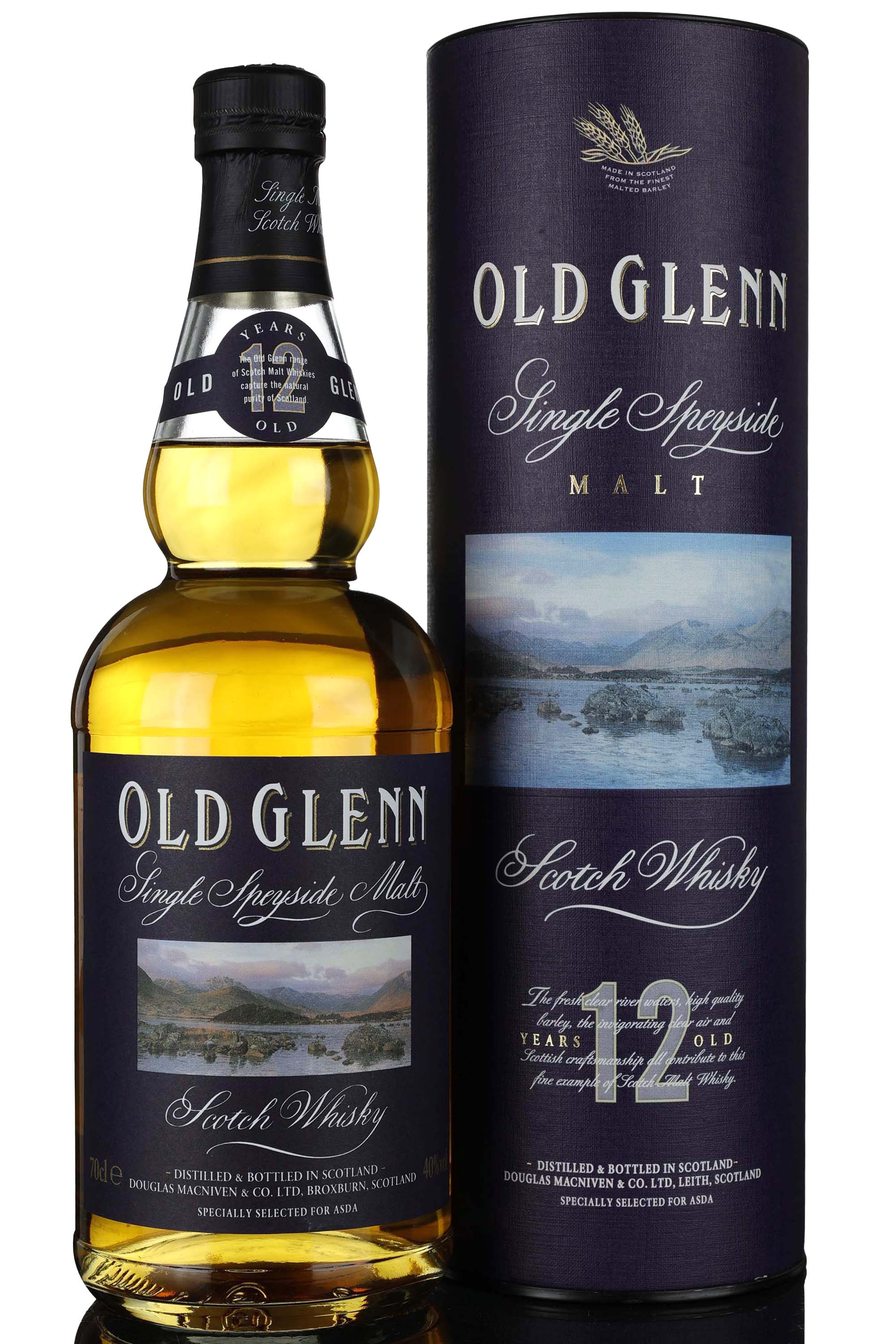 Old Glenn 12 Year Old - Speyside - Early 2000s - For Asda