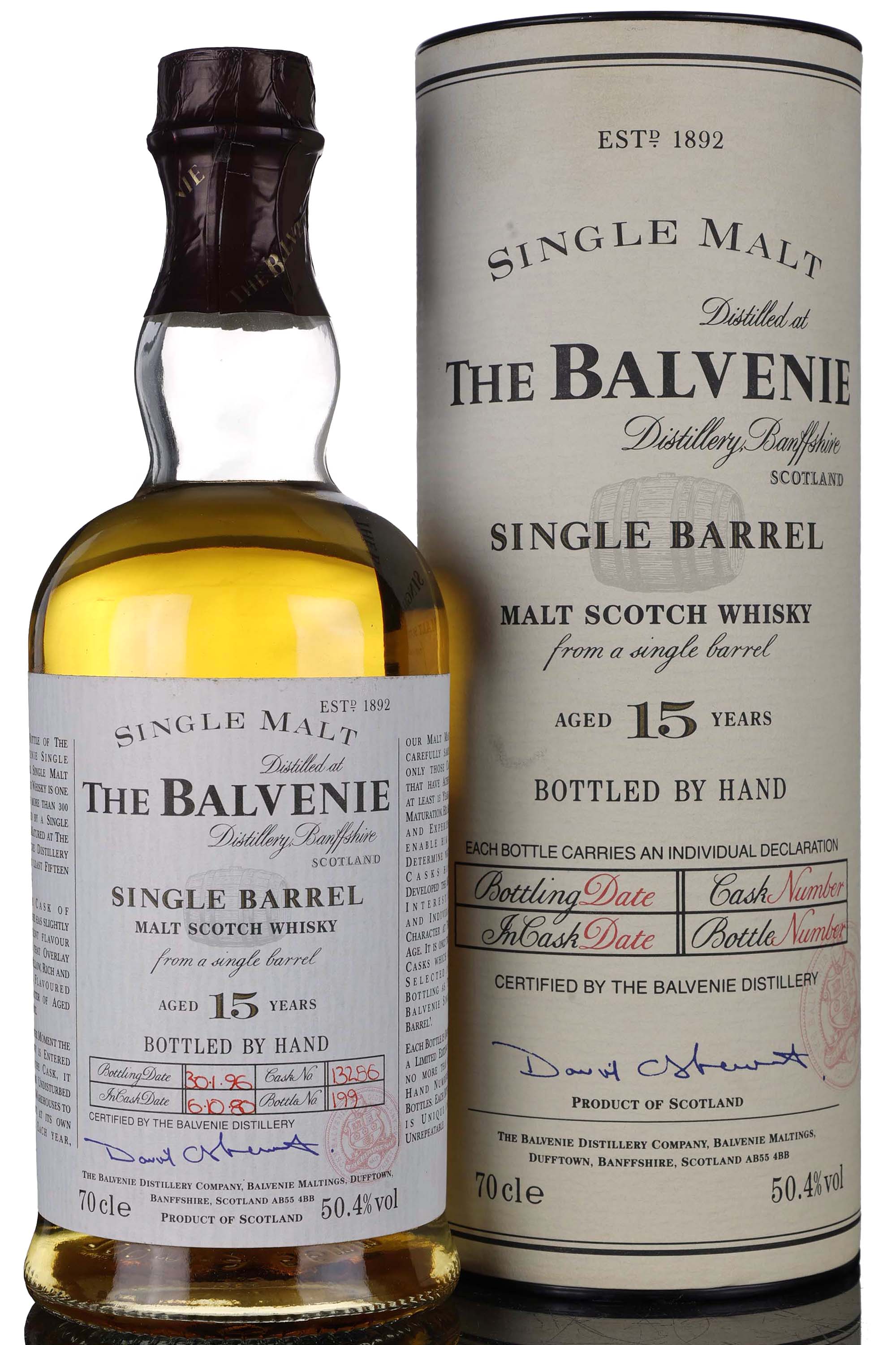 Balvenie 1980-1996 - 15 Year Old - Single Barrel 13286