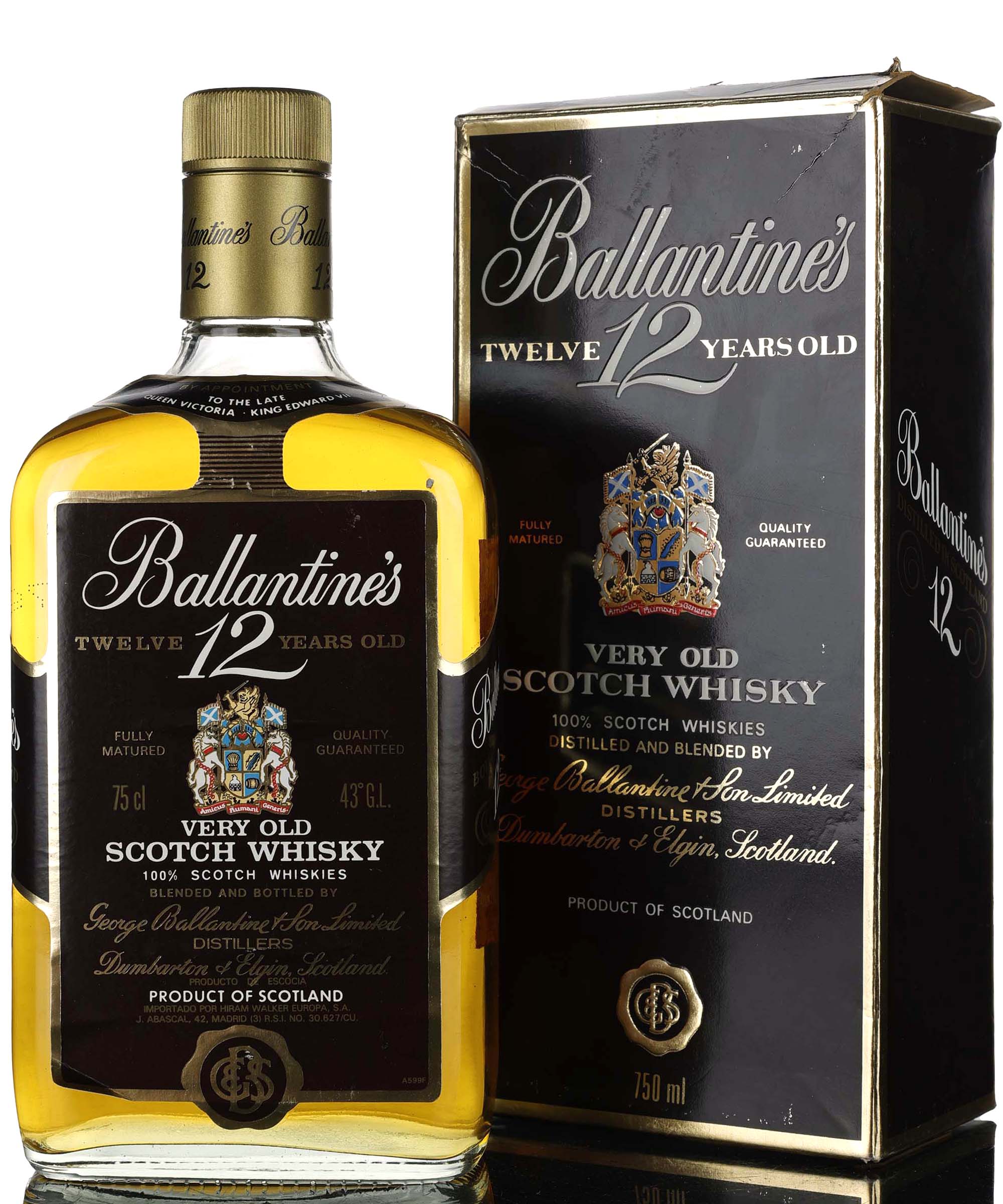 Ballantines 12 Year Old - 1980s