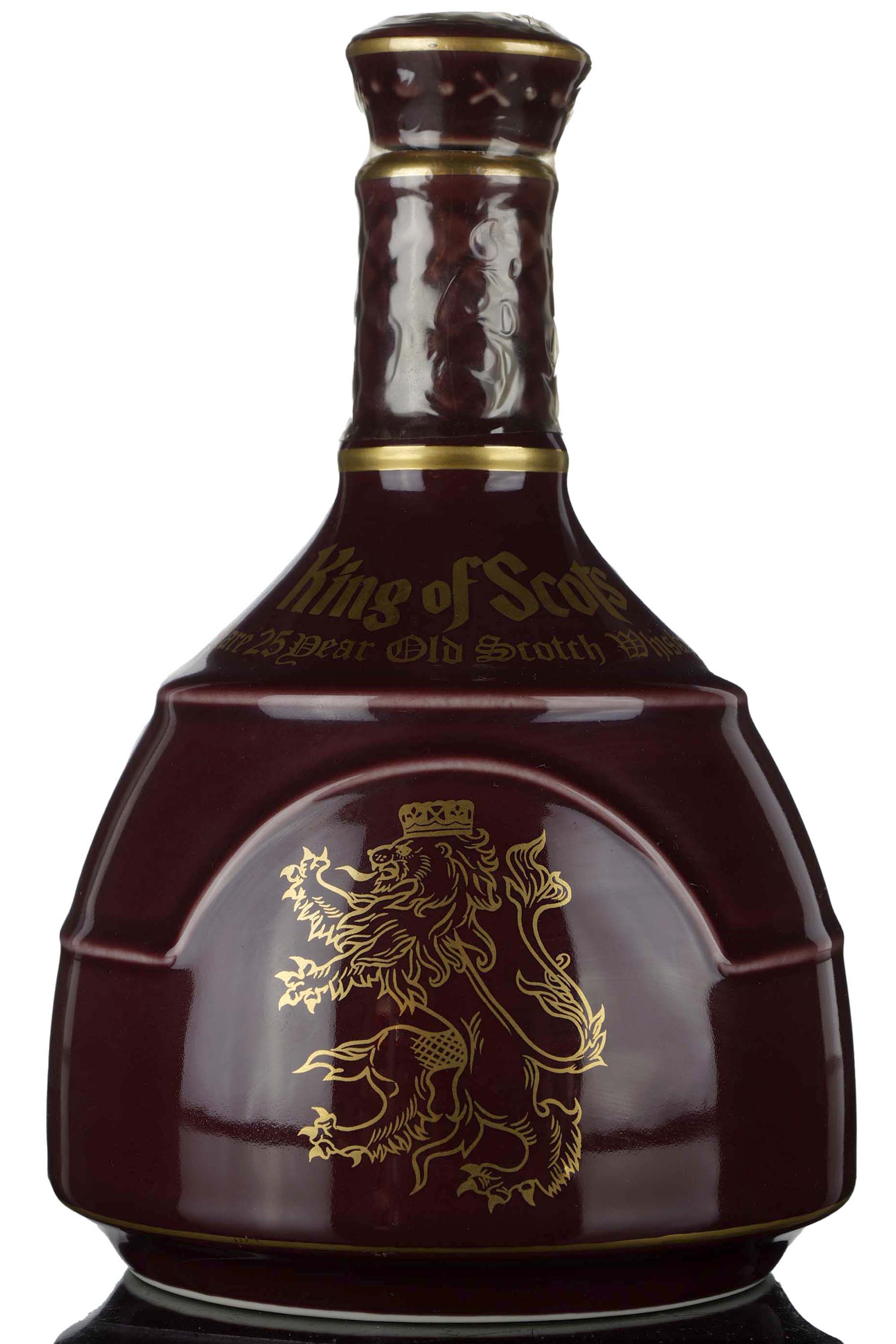 King Of Scots 25 Year Old - Douglas Laing - Royal Burgundy Ceramic