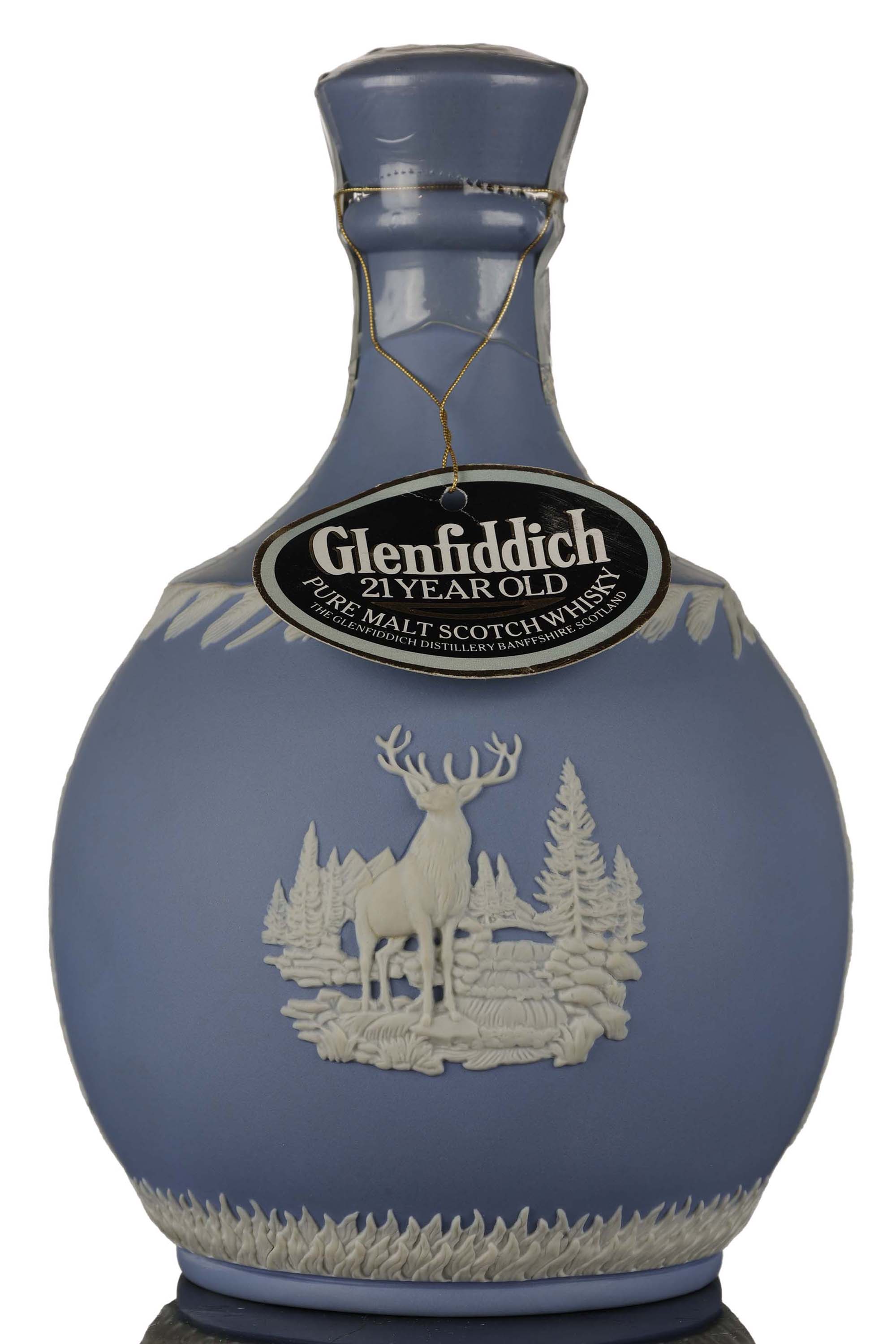 Glenfiddich 21 Year Old - Wedgwood Decanter - Centenary 1887-1987