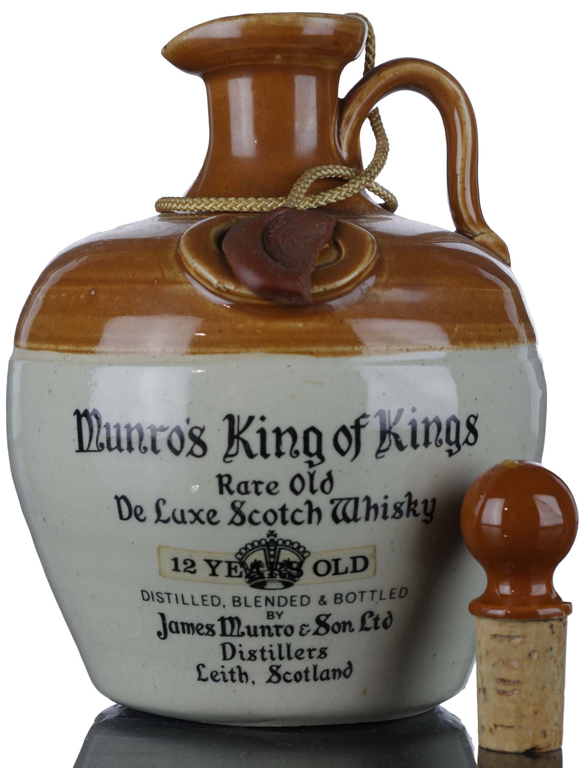 Munros King Of Kings Rare Old 12 Year Old - Ceramic