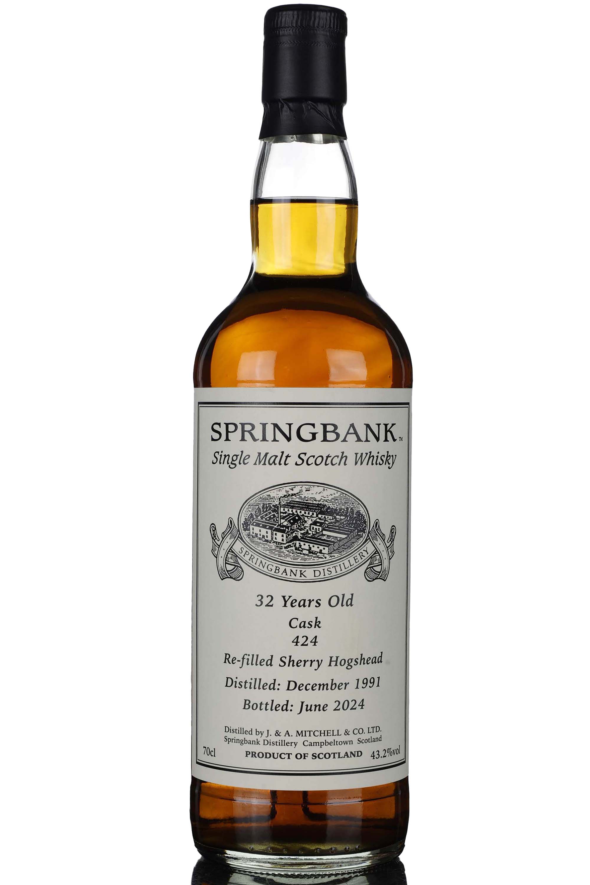 Springbank 1991-2024 - 32 Year Old - Single Cask 424 - Private Bottling