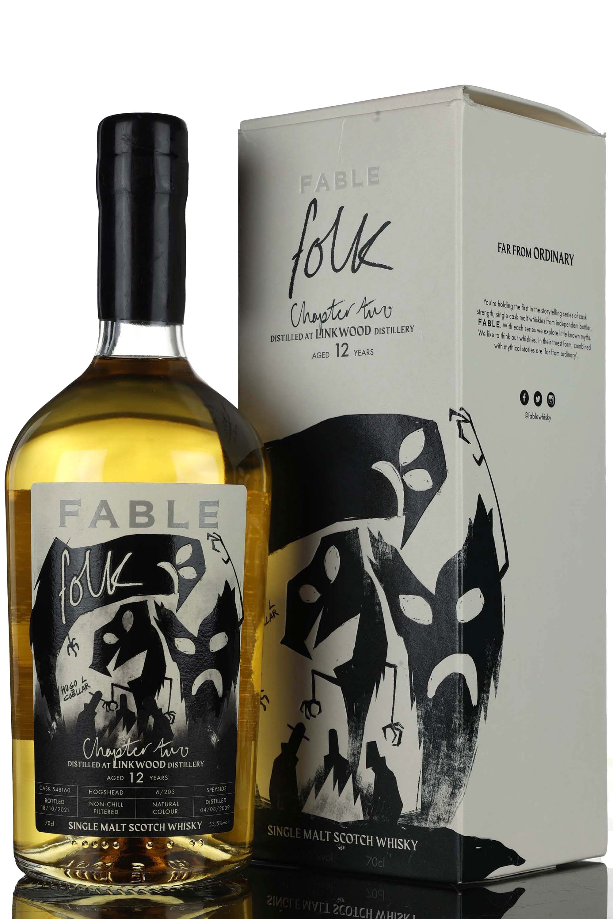 Linkwood 2009-2021 - 12 Year Old - Fable - Single Cask 548160