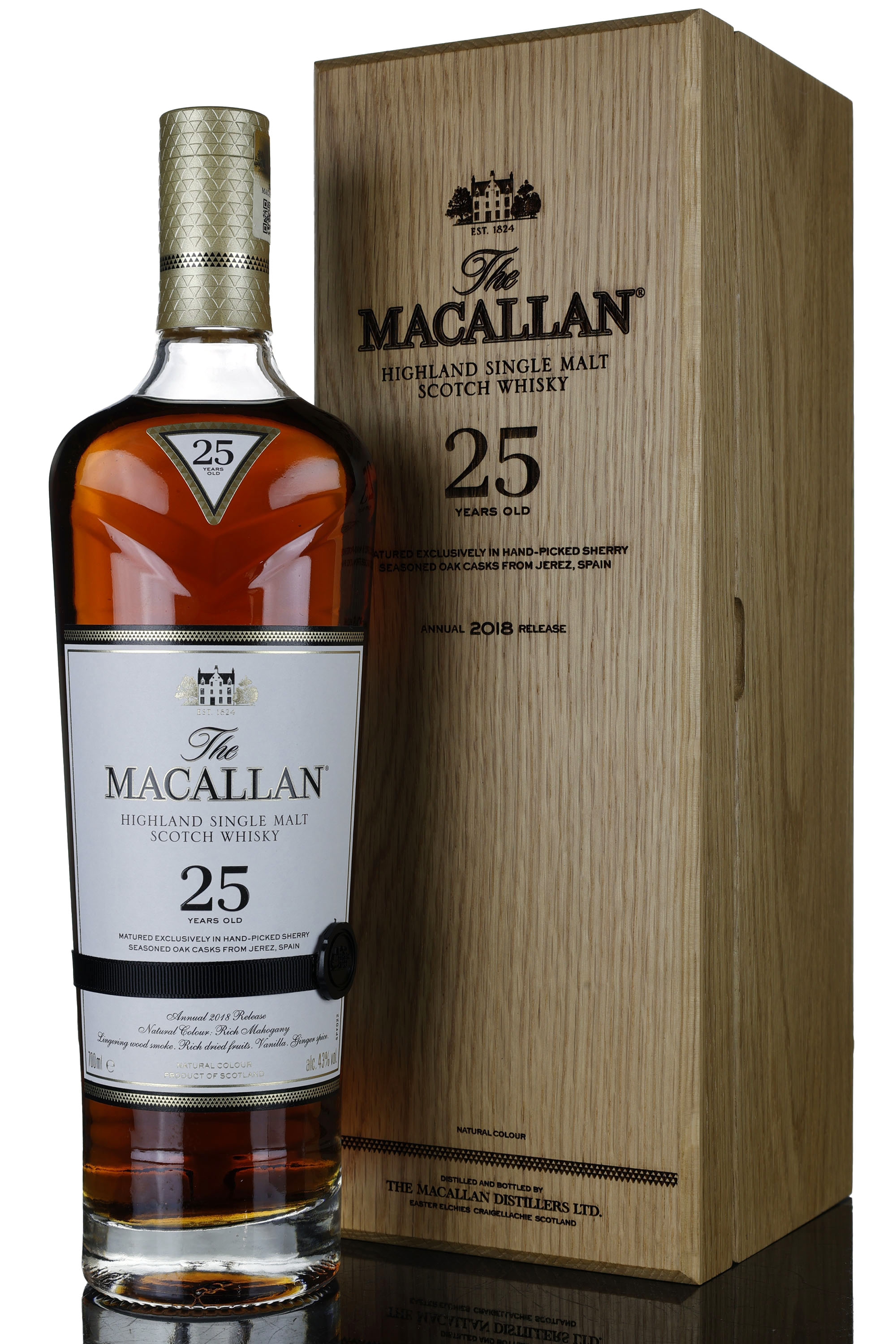 Macallan 25 Year Old - Sherry Cask - 2018 Release