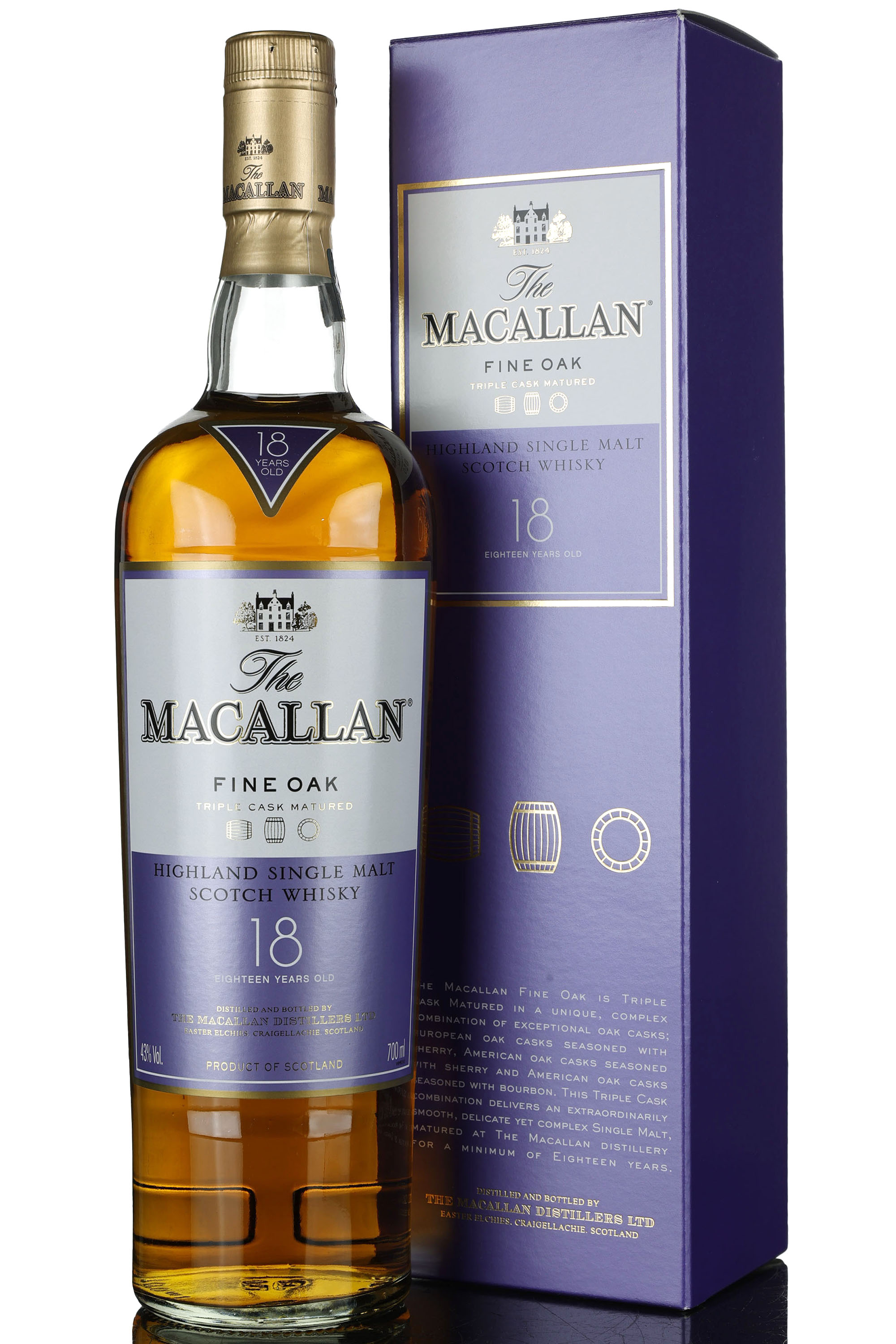 Macallan 18 Year Old - Fine Oak - Mid 2000s