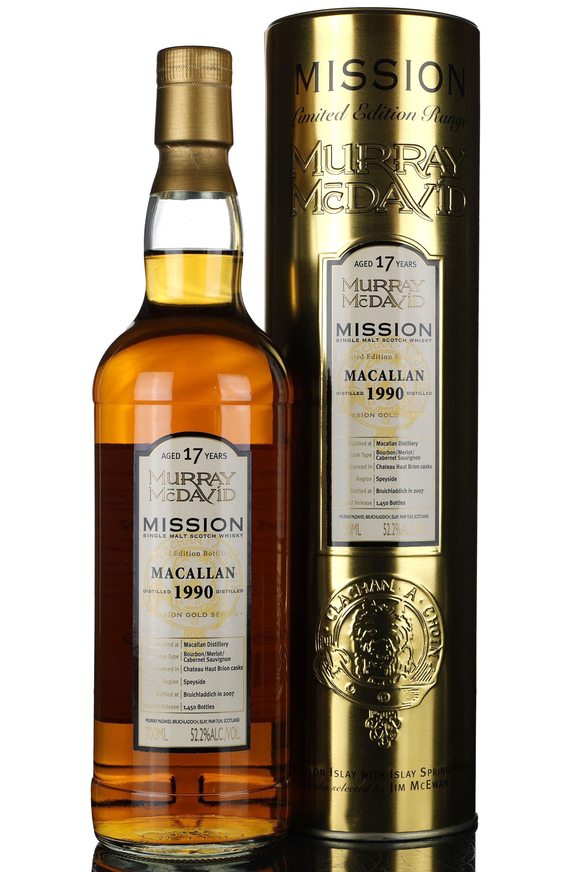 Macallan 1990-2007 - 17 Year Old - Murray McDavid Mission Gold