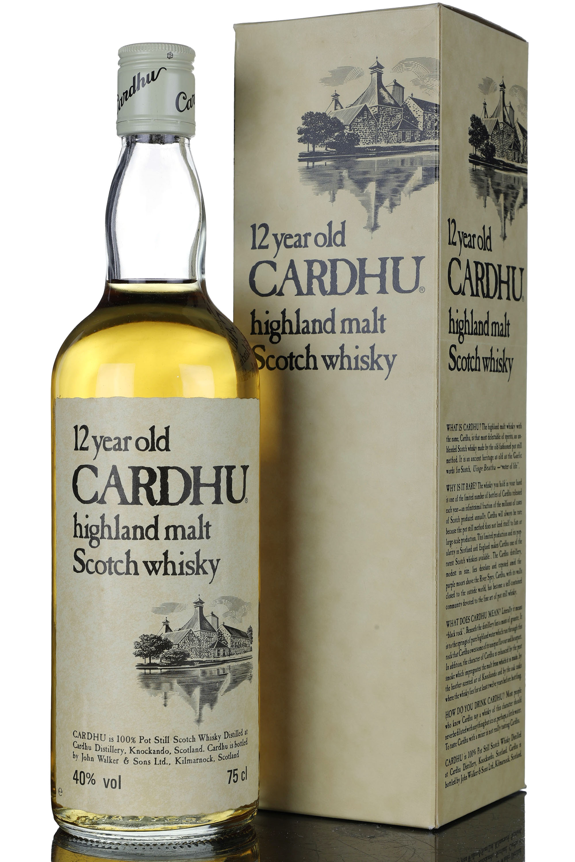 Cardhu 12 Year Old - 1980S
