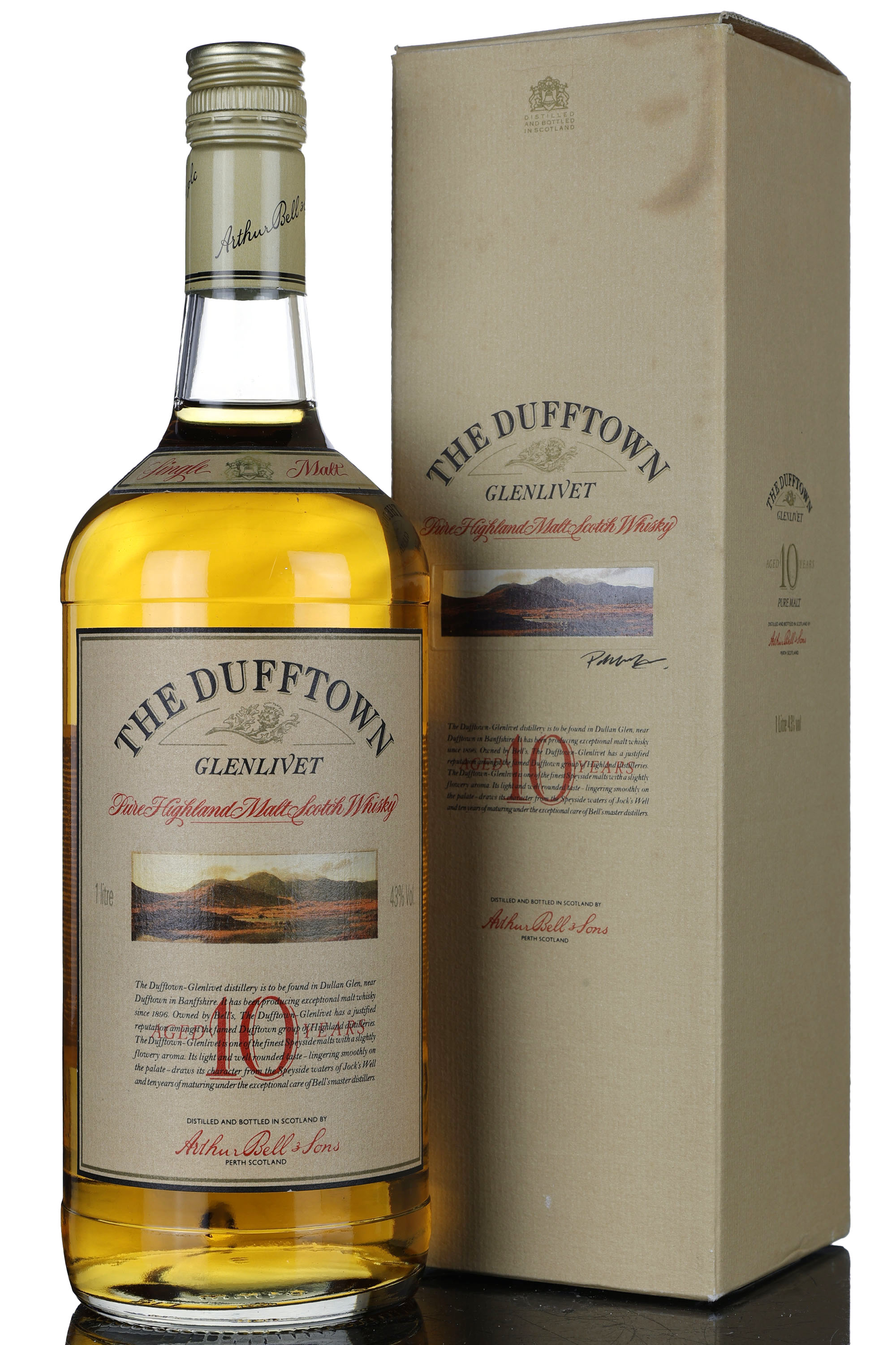 Dufftown 10 Year Old - 1980s - 1 Litre