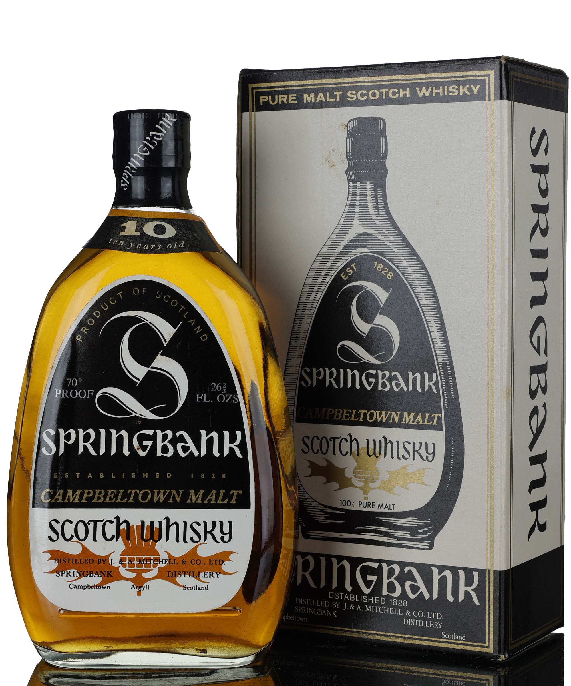 Springbank 10 Year Old - Pear Shape - 1970s