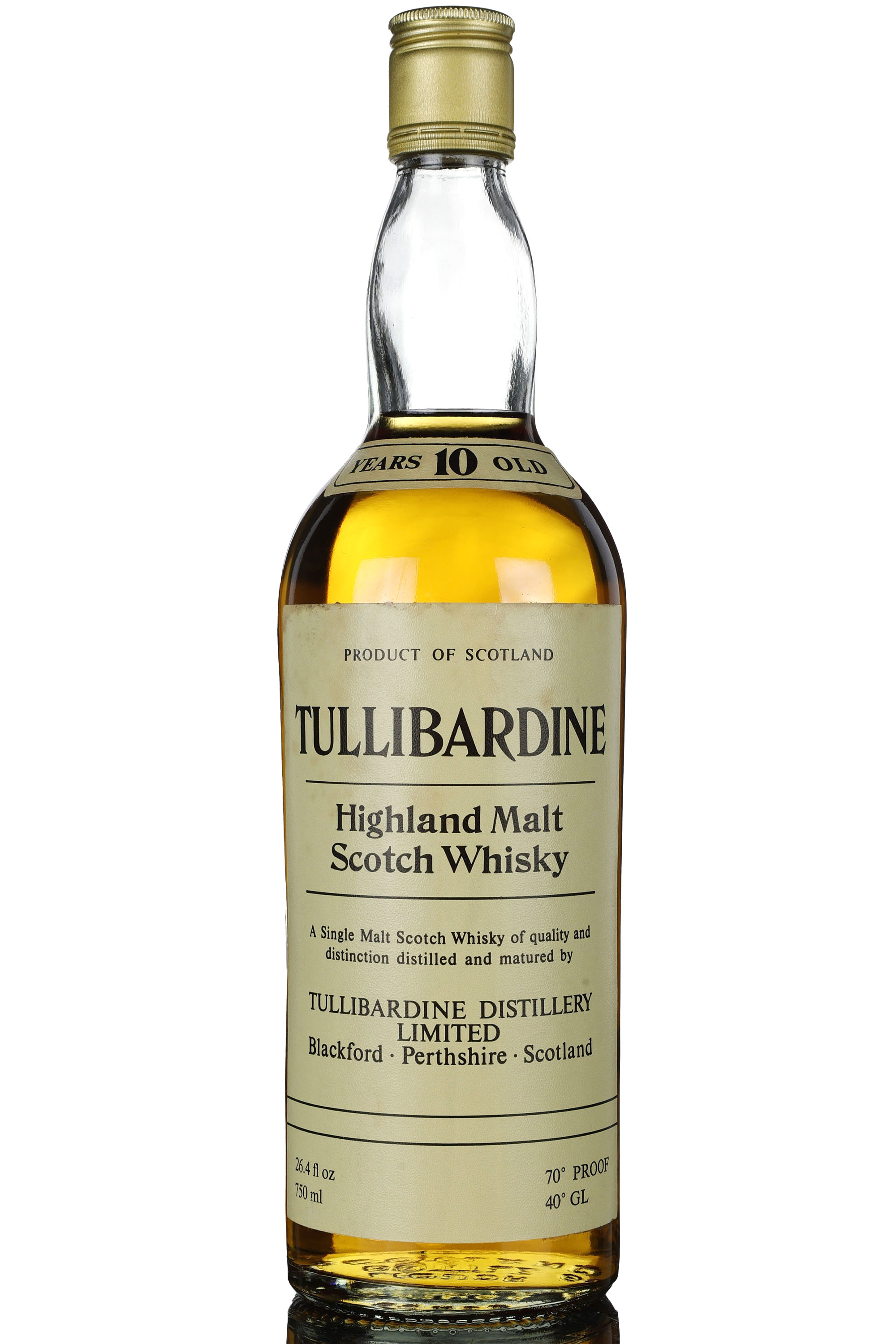 Tullibardine 10 Year Old - Late 1970s