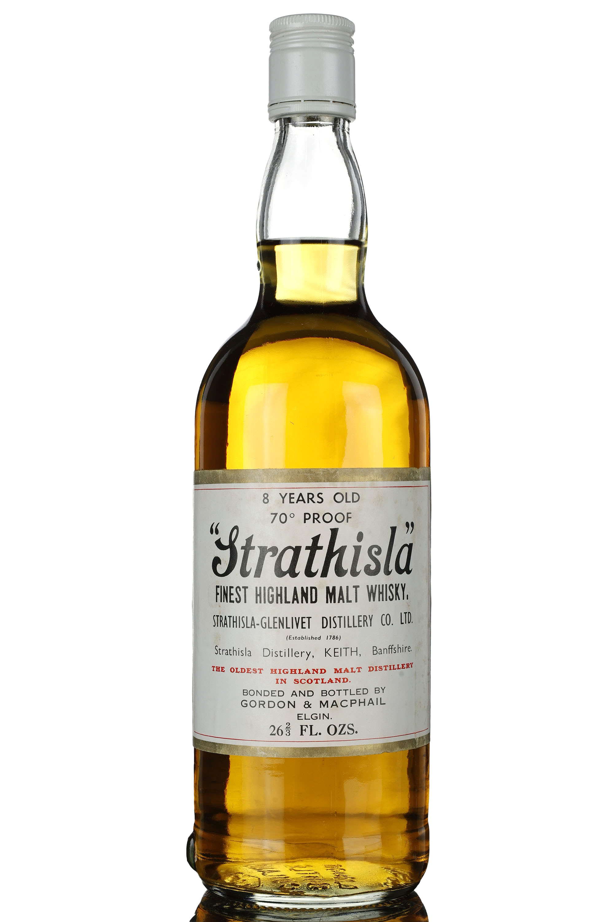 Strathisla 8 Year Old - Gordon & MacPhail - 1970s