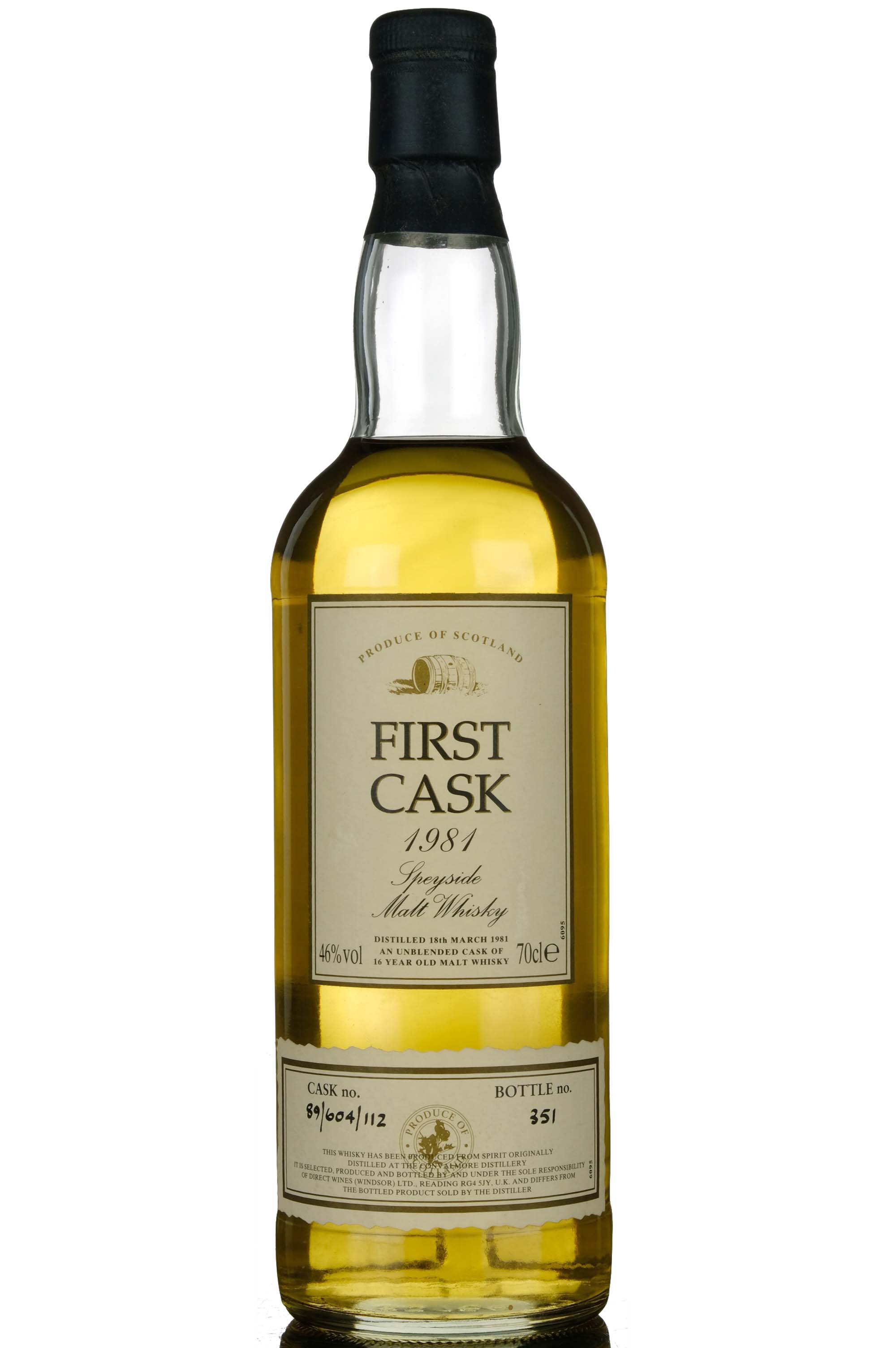 Convalmore 1981 - 16 Year Old - First Cask - Casks  89/604/112