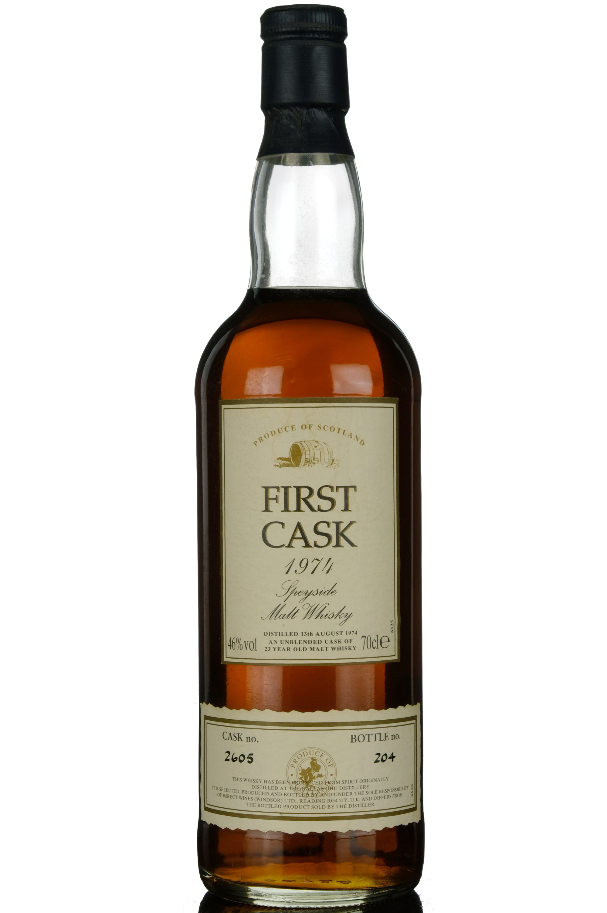 Dallas Dhu 1974 - 23 Year Old - First Cask - Single Cask 2605