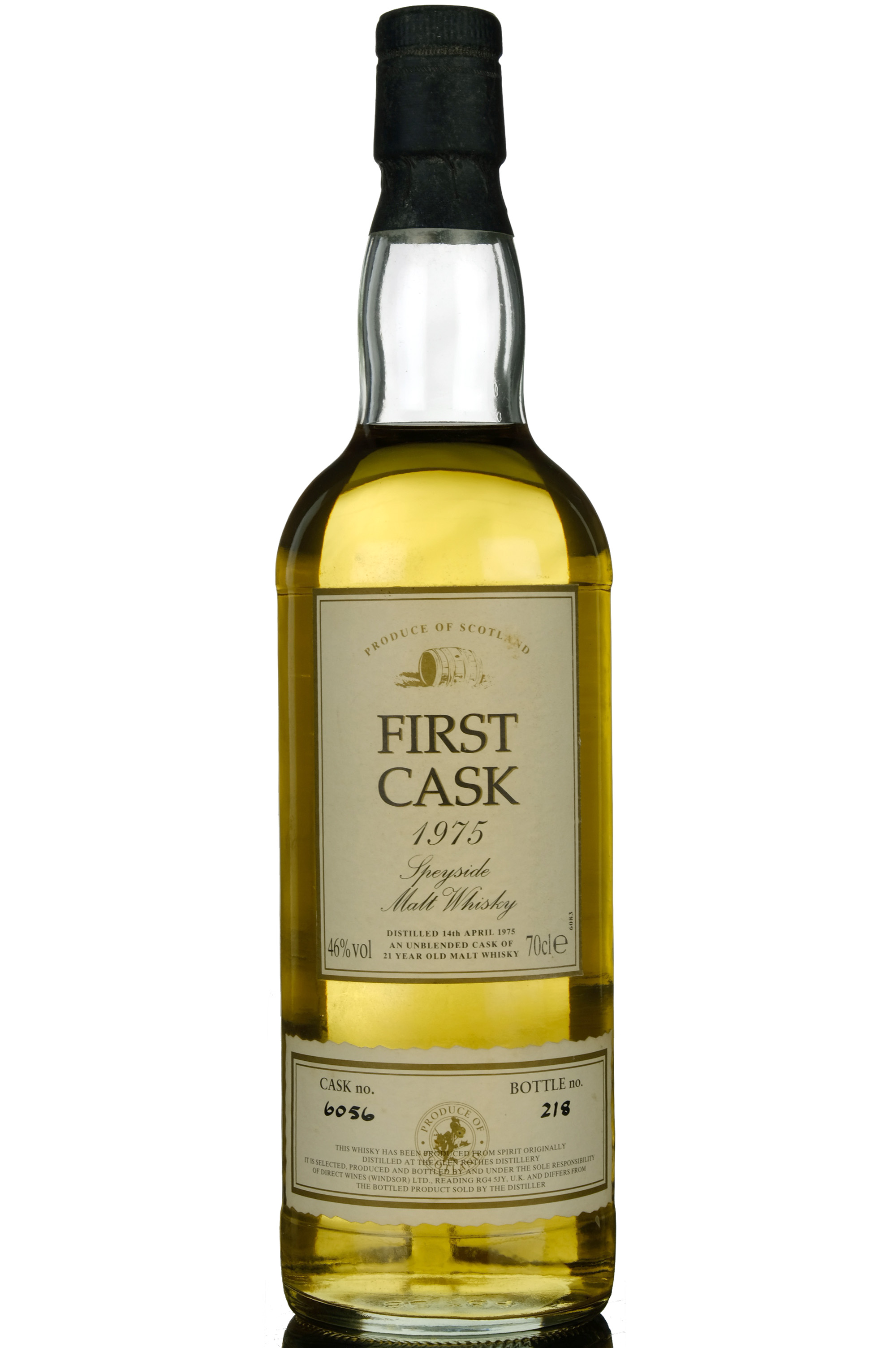 Glenrothes 1975 - 21 Year Old - First Cask - Single Cask 6056