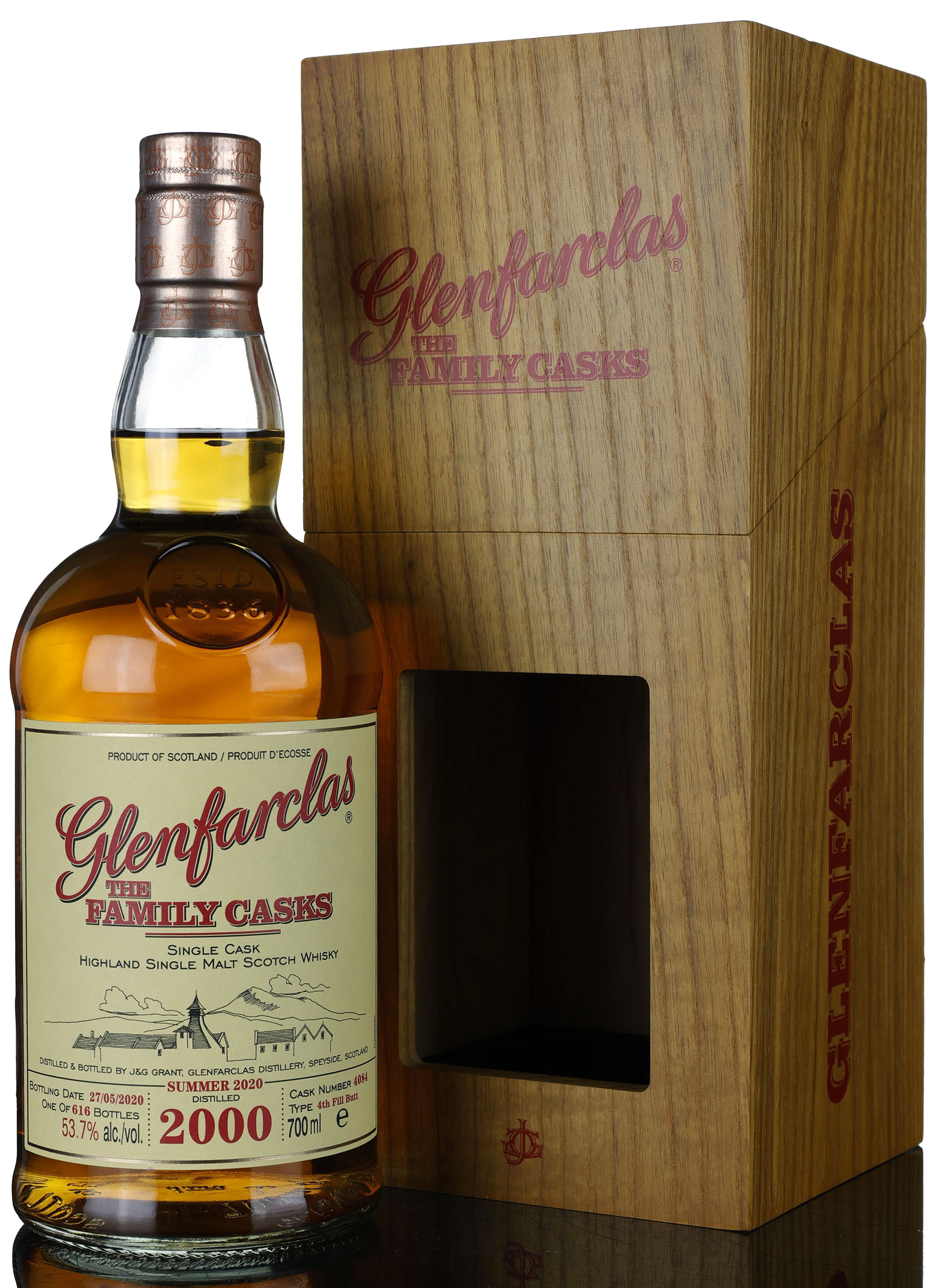 Glenfarclas 2000-2020 - The Family Casks - Single Cask 4084