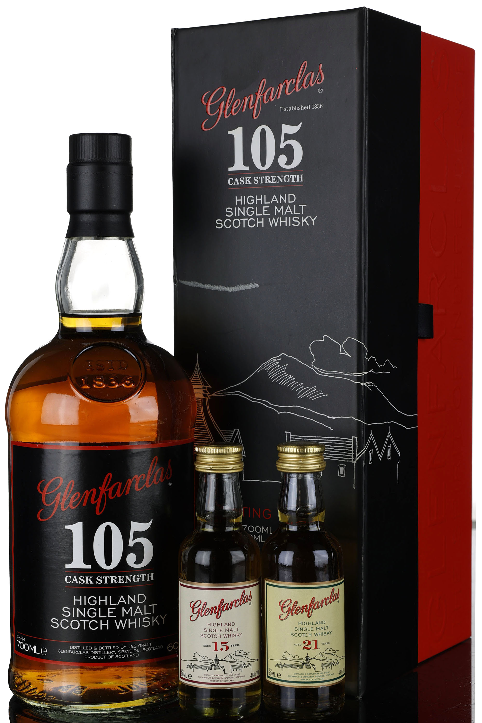 Glenfarclas 105 - Cask Strength - Presentation Set