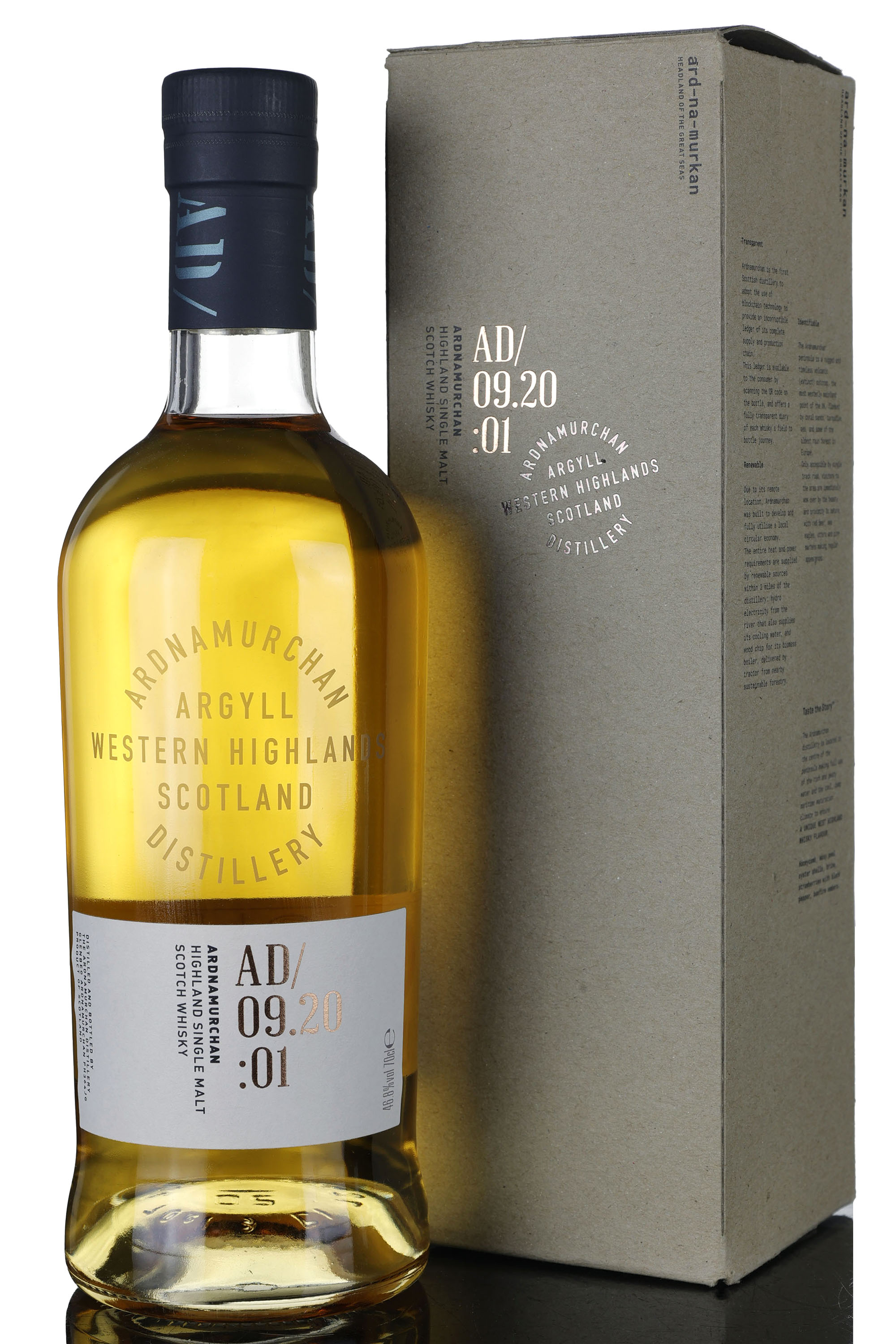 Ardnamurchan 2015 - AD/09.20:01 - Batch 1 - 2020 Release - Inaugural Single Malt