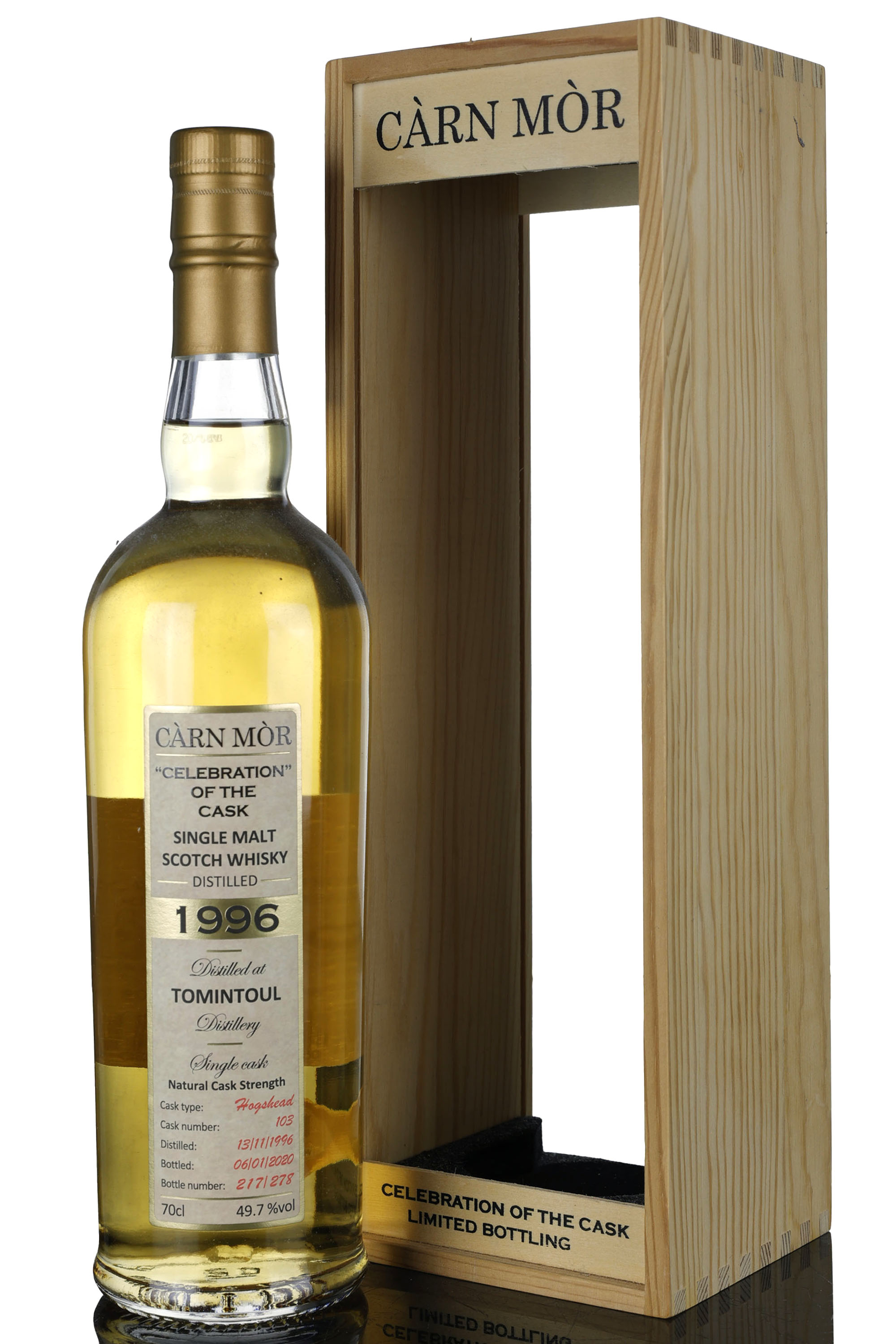 Tomintoul 1996-2020 - 23 Year Old - Carn Mor - Celebration Of The Cask - Single Cask 103
