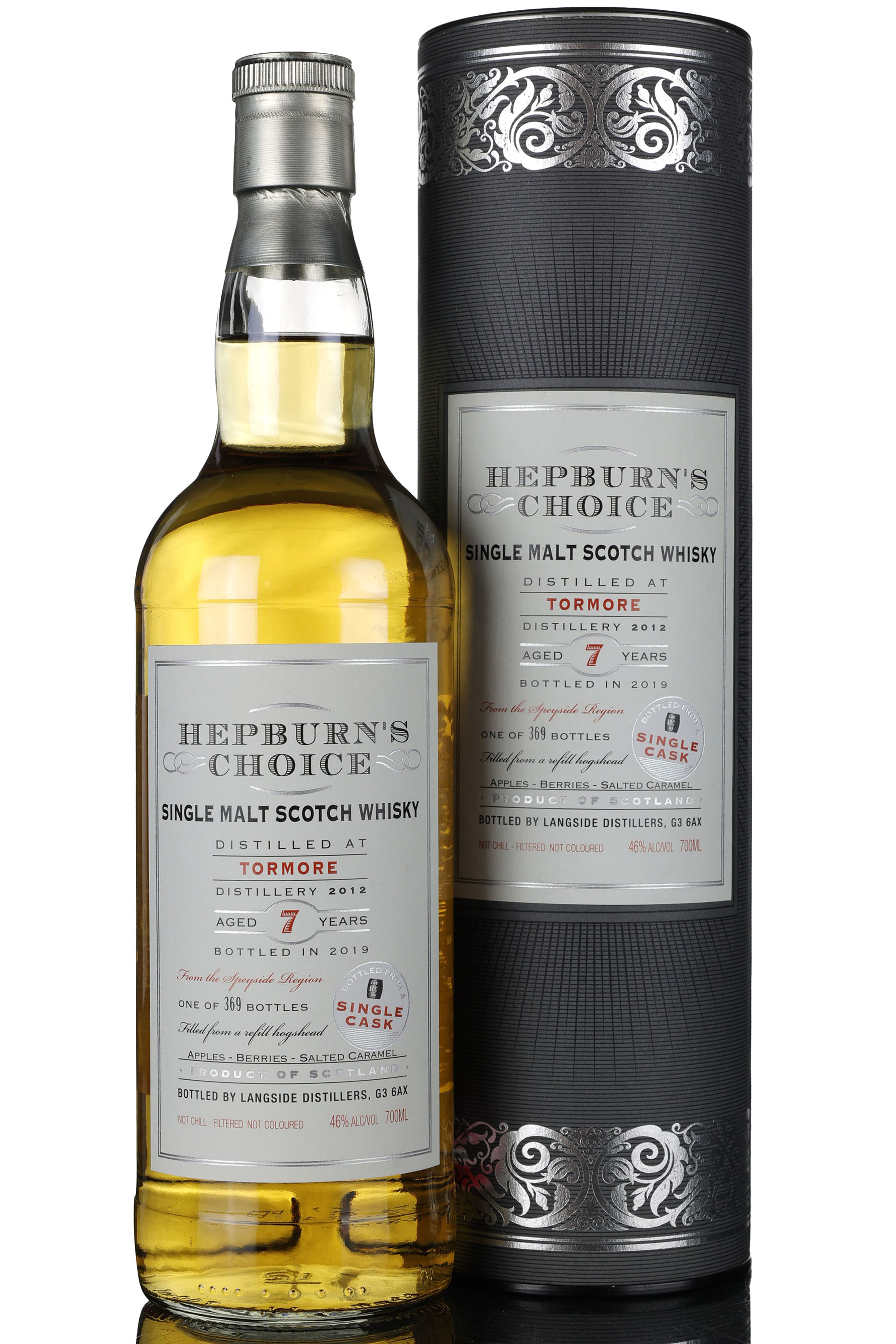Tormore 2012-2019 - 7 Year Old - Hepburns Choice - Single Cask