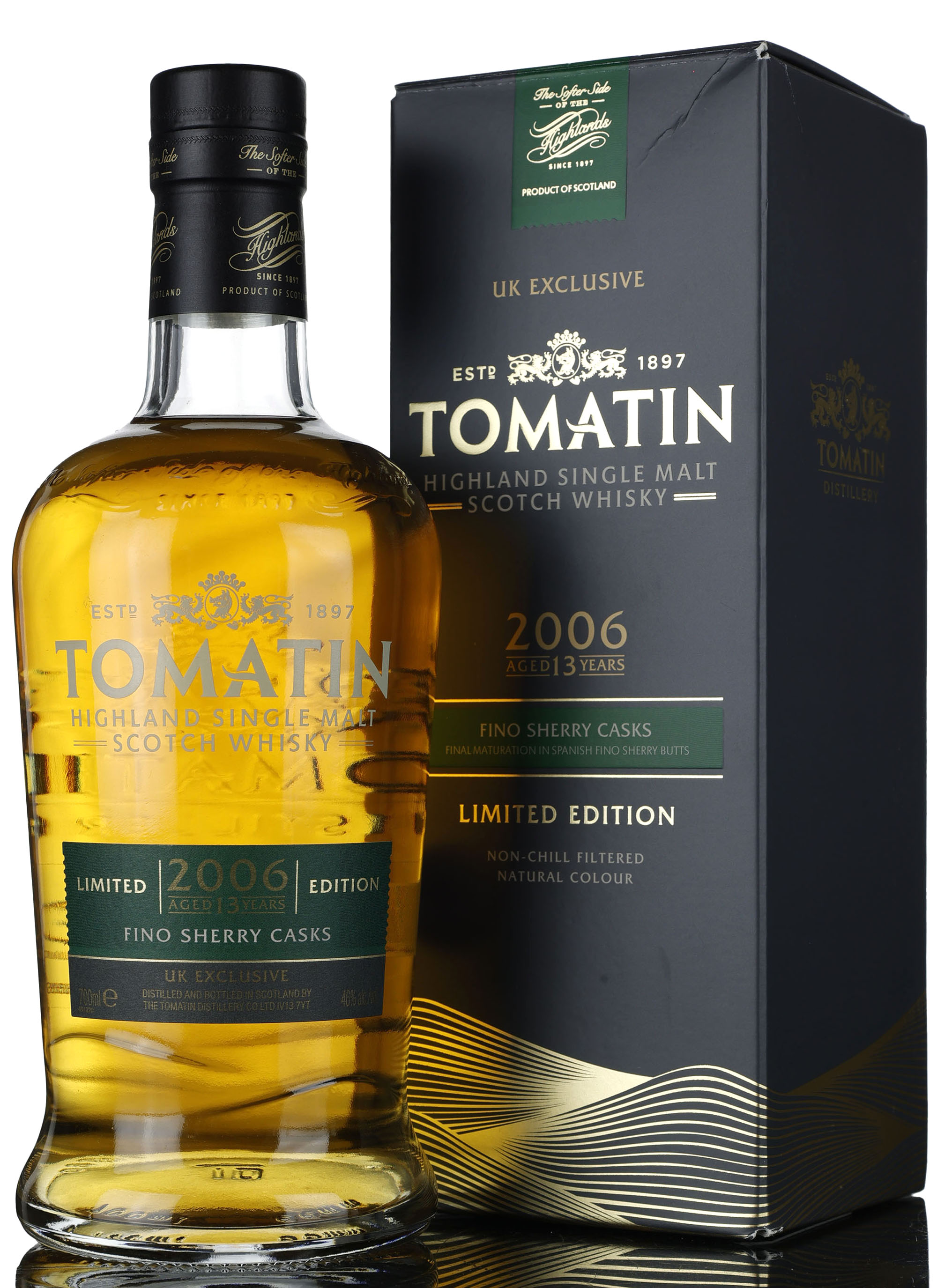 Tomatin 2006 - 13 Year Old - Fino Sherry Casks - UK Exclusive