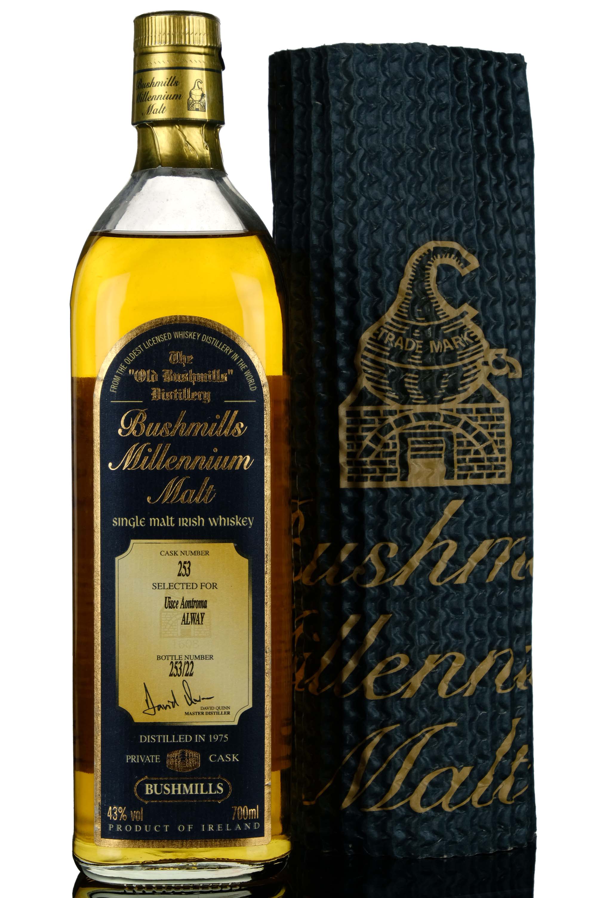 Bushmills 1975-2000 - Millennium Malt - Single Cask 253