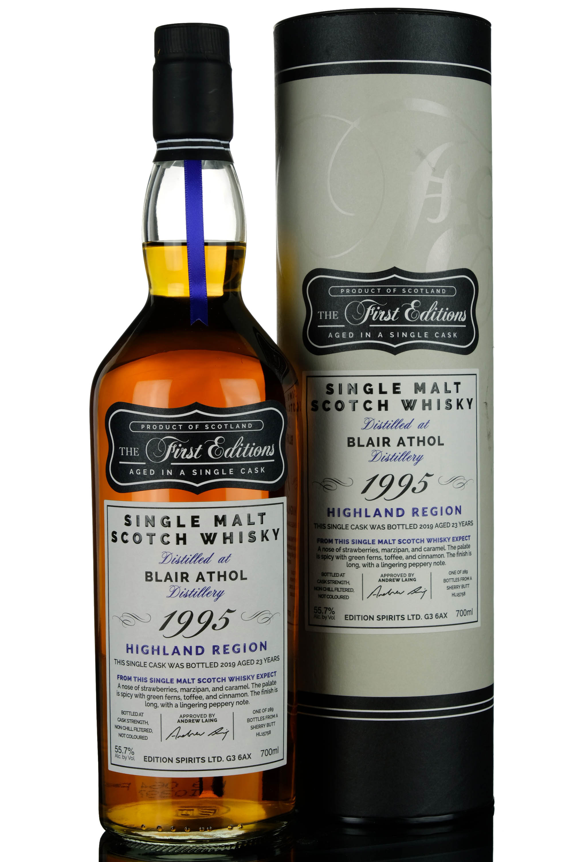 Blair Athol 1995-2019 - 23 Year Old - The First Editions - Single Cask 15758