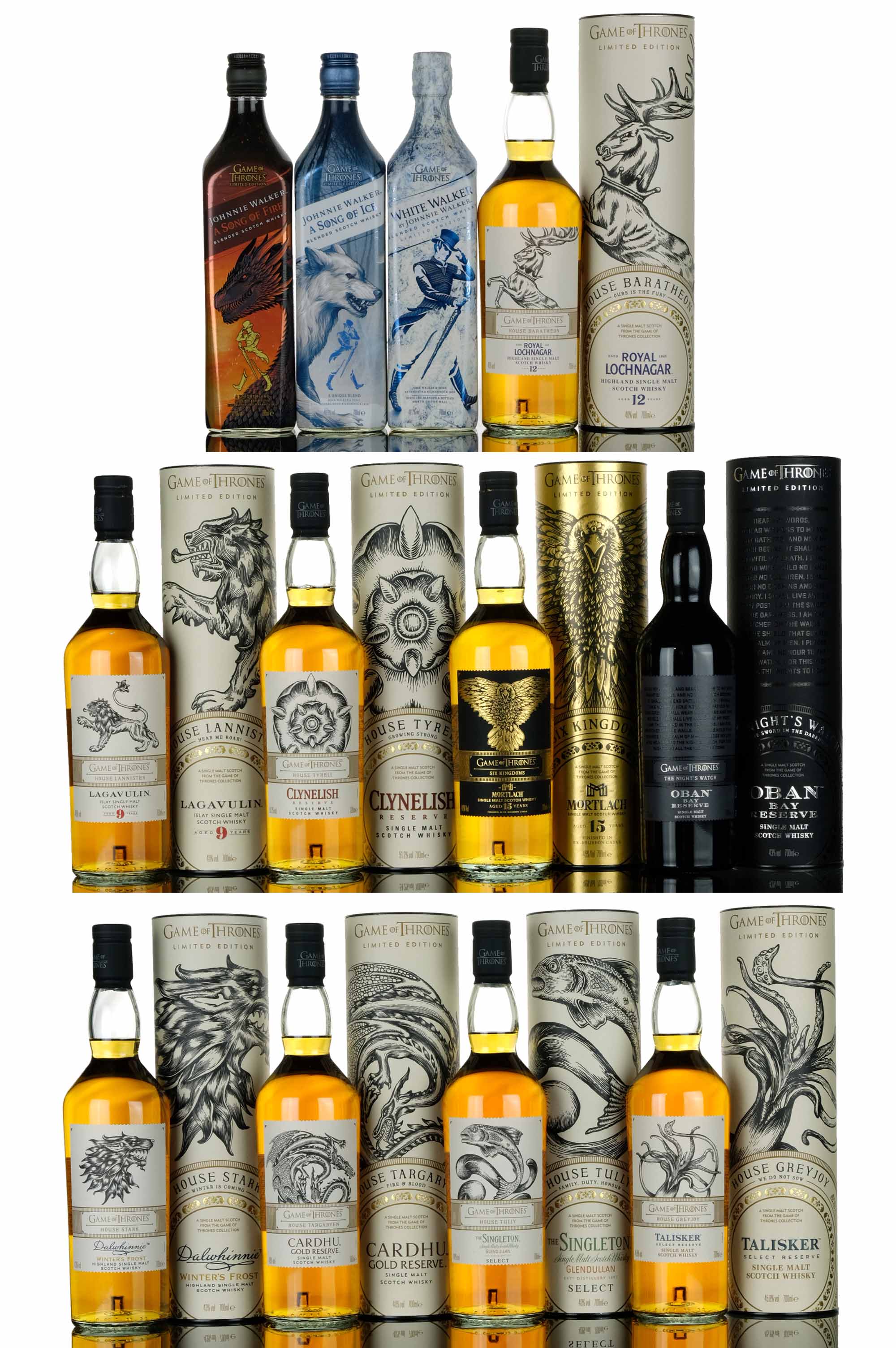 Game Of Thrones Set Of 12