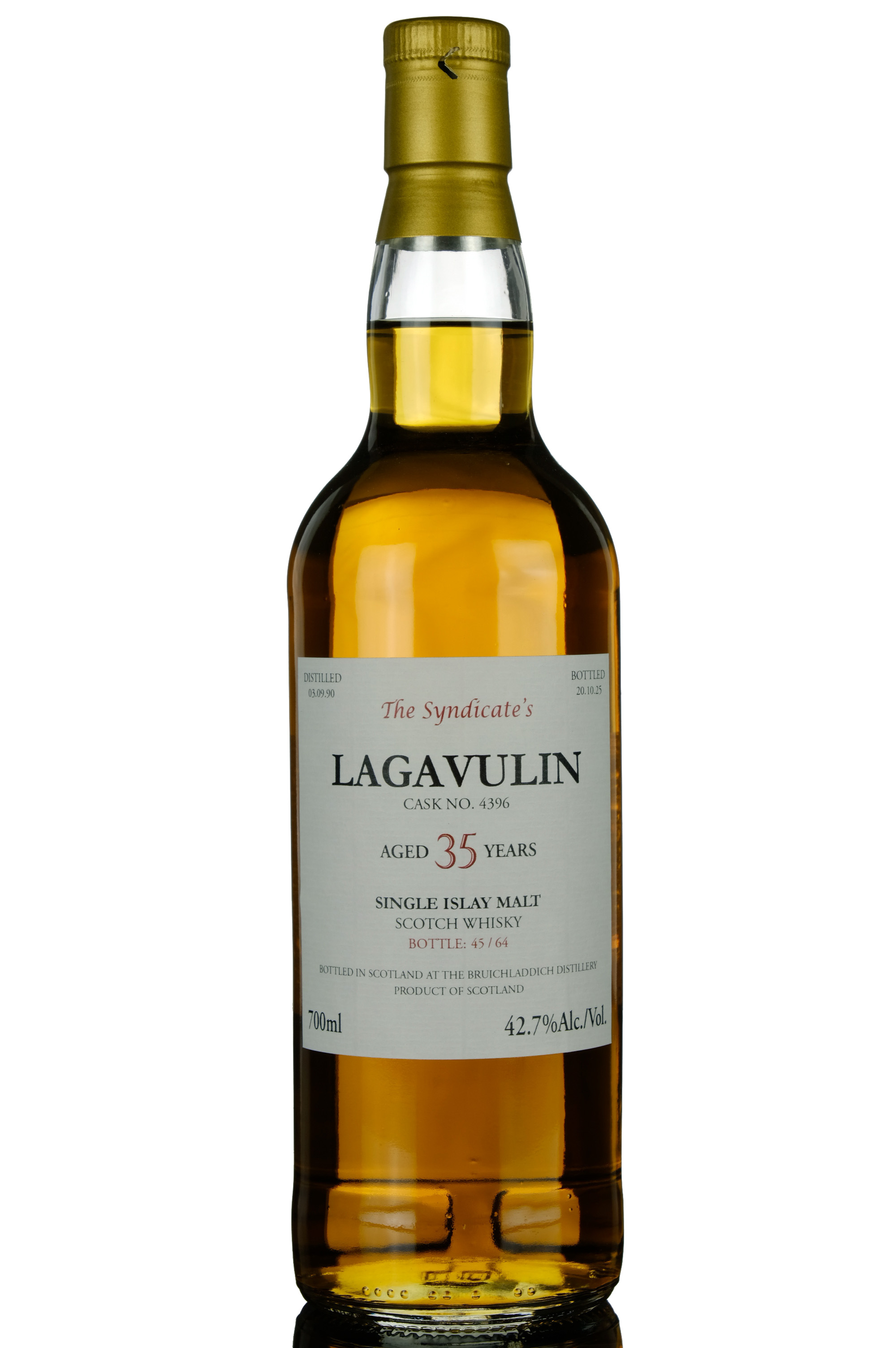 Lagavulin 19902025 35 The Syndicates Single Cask 4396