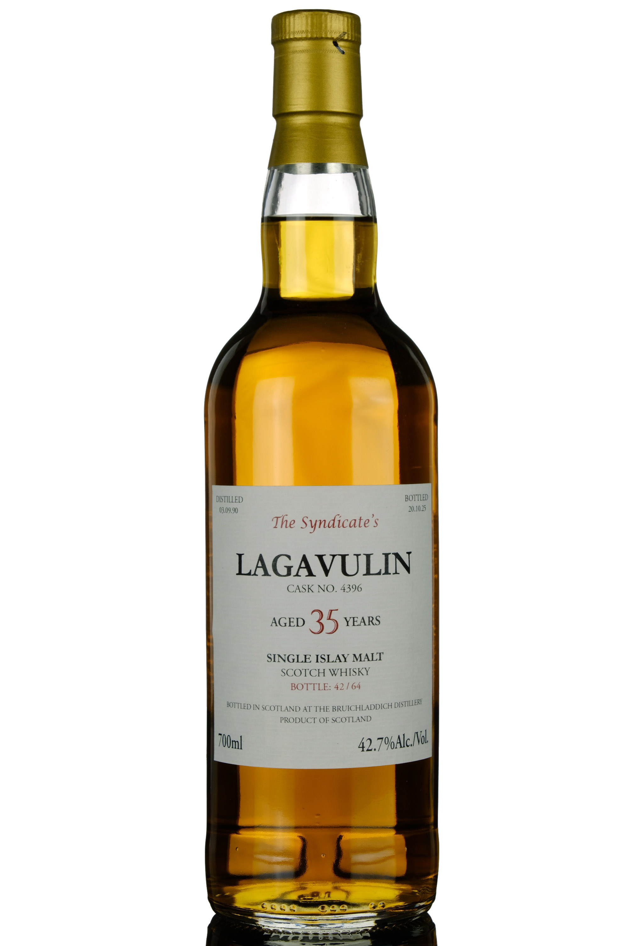 Lagavulin 19902025 35 The Syndicates Single Cask 4396