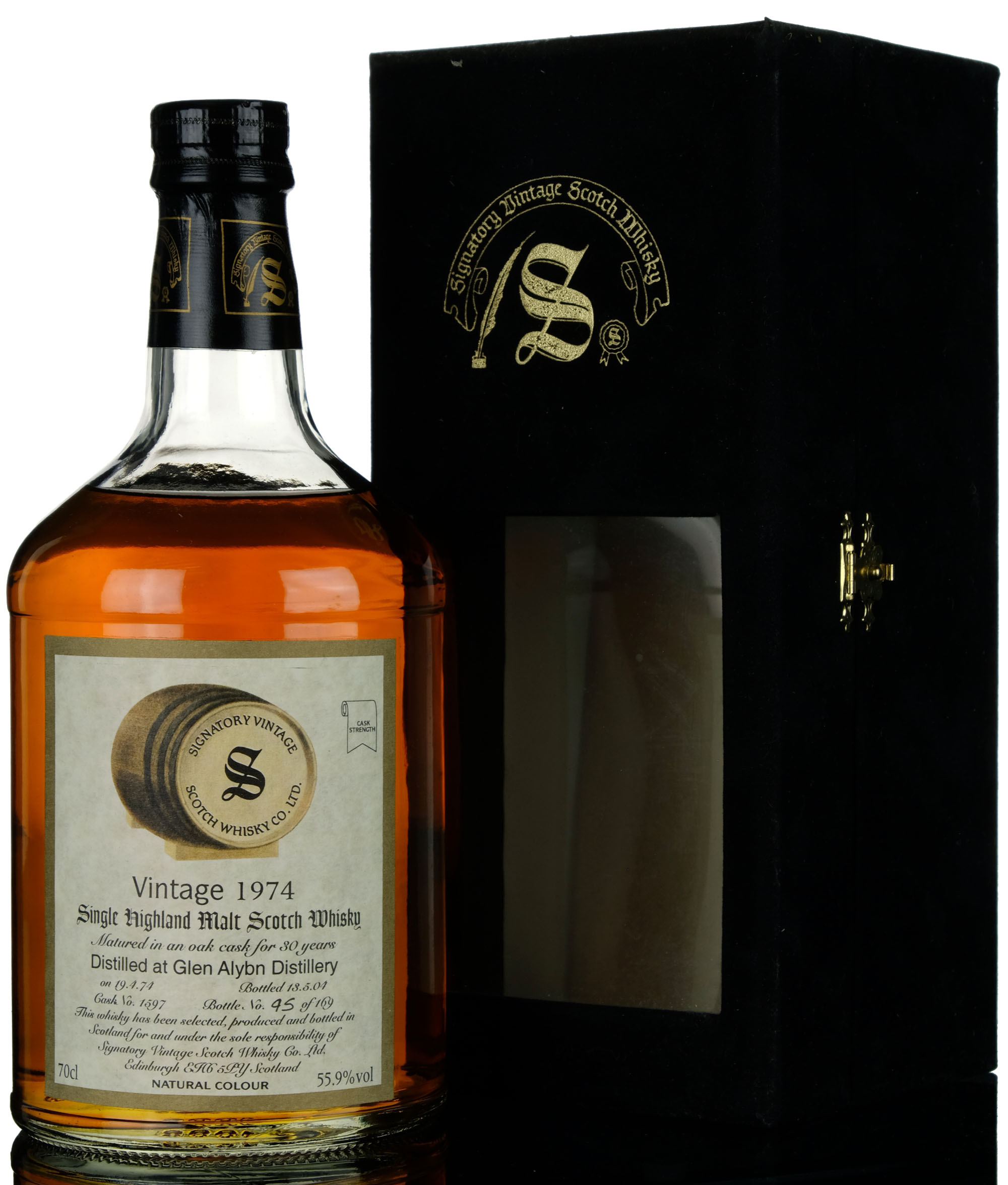 Glen Albyn 1974-2004 - 30 Year Old - Signatory Vintage - Single Cask 1597