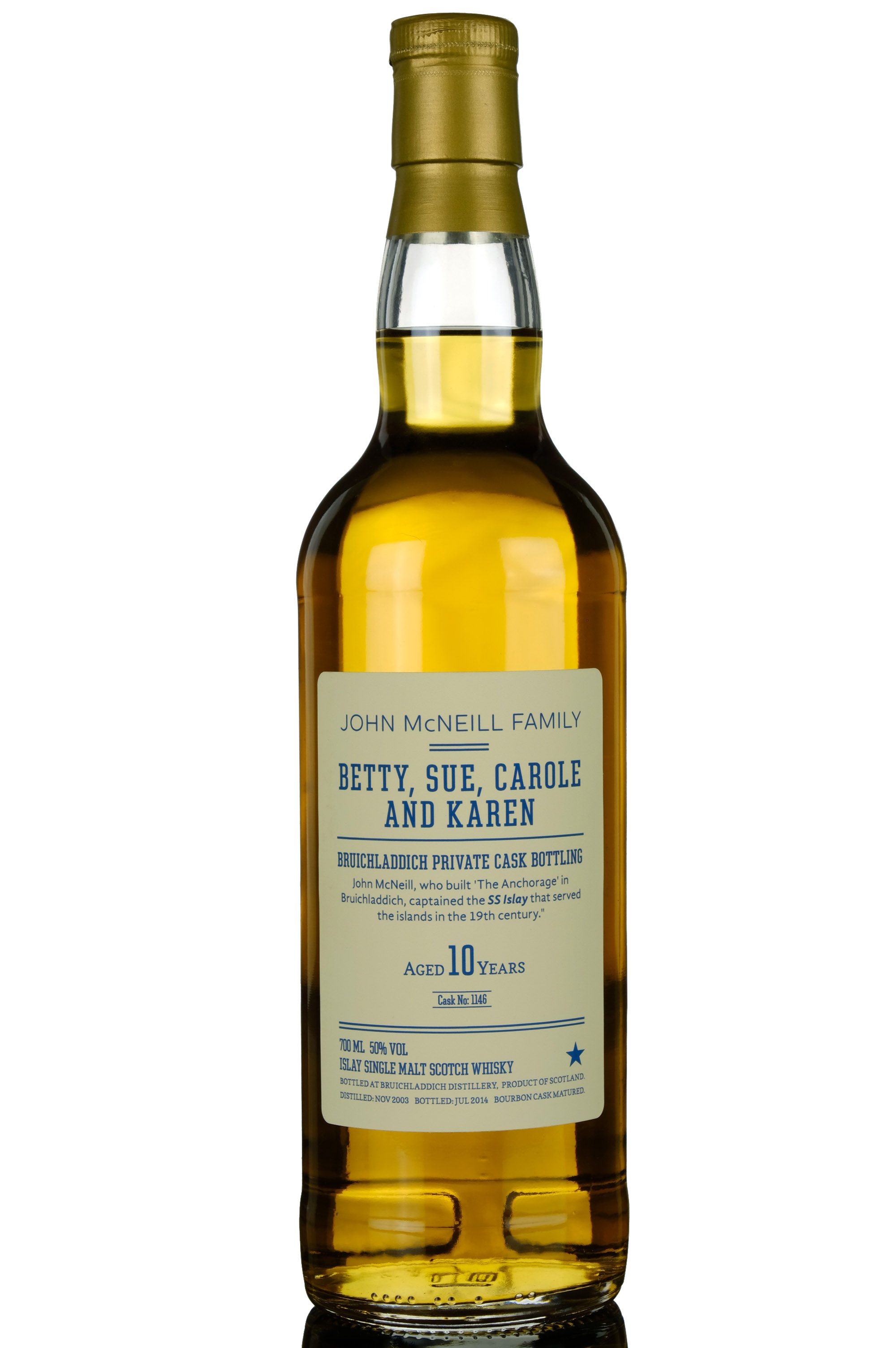 Bruichladdich 20032014 10 Private Bottling Single Cask 1146