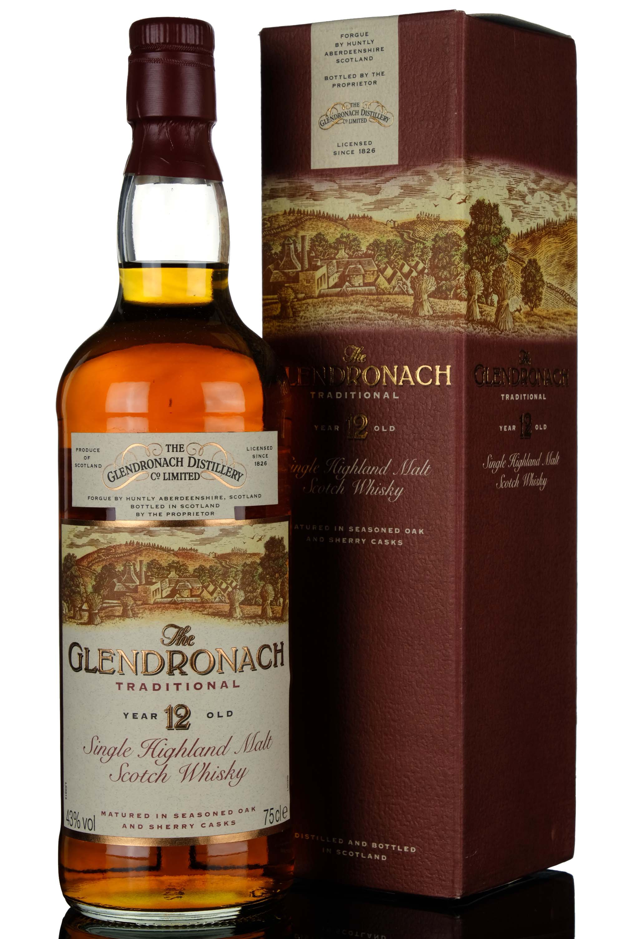 Glendronach 12 Traditional Circa 1990
