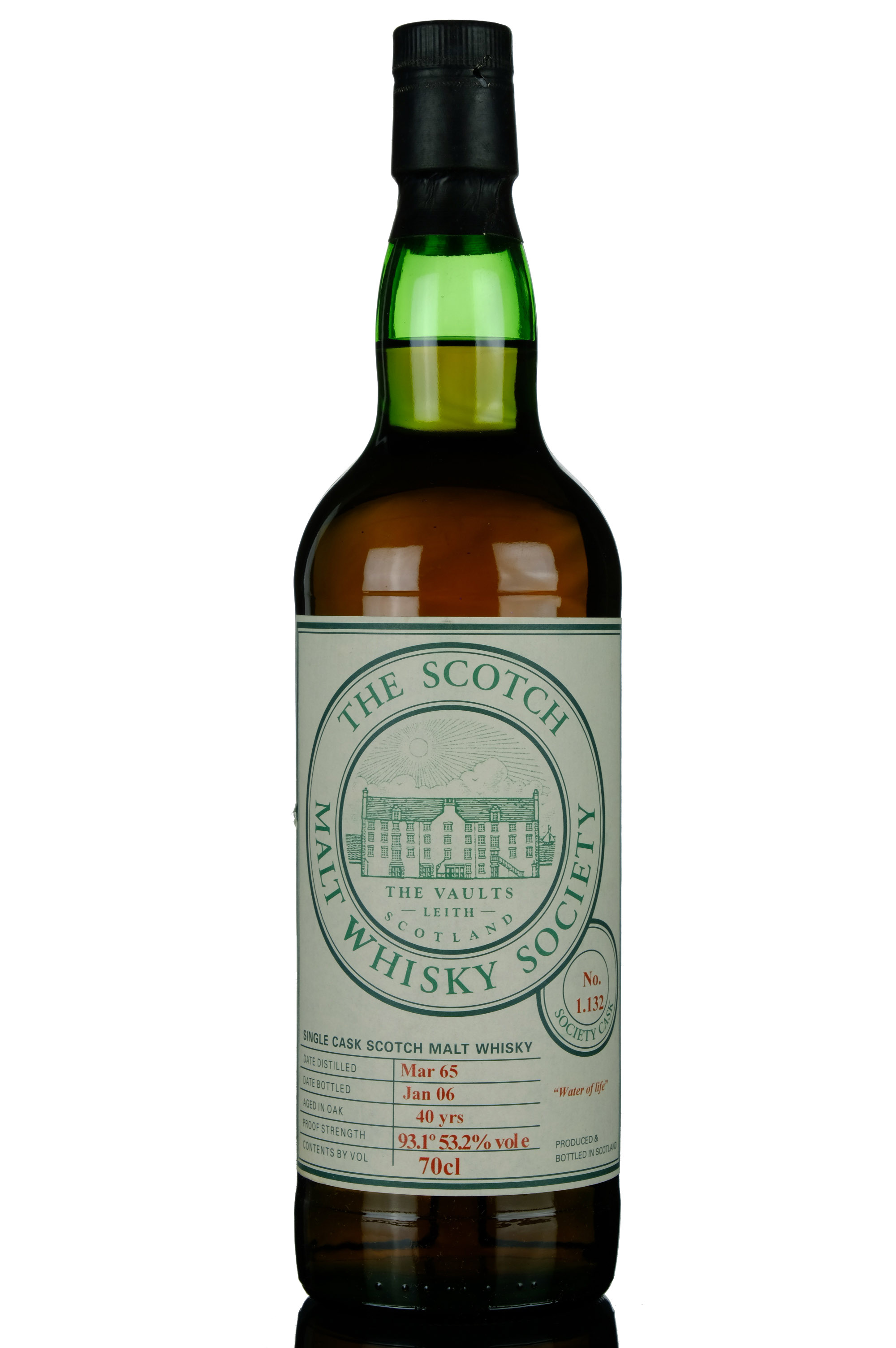 Glenfarclas 19652006 40 Smws 1132 Water Of Life