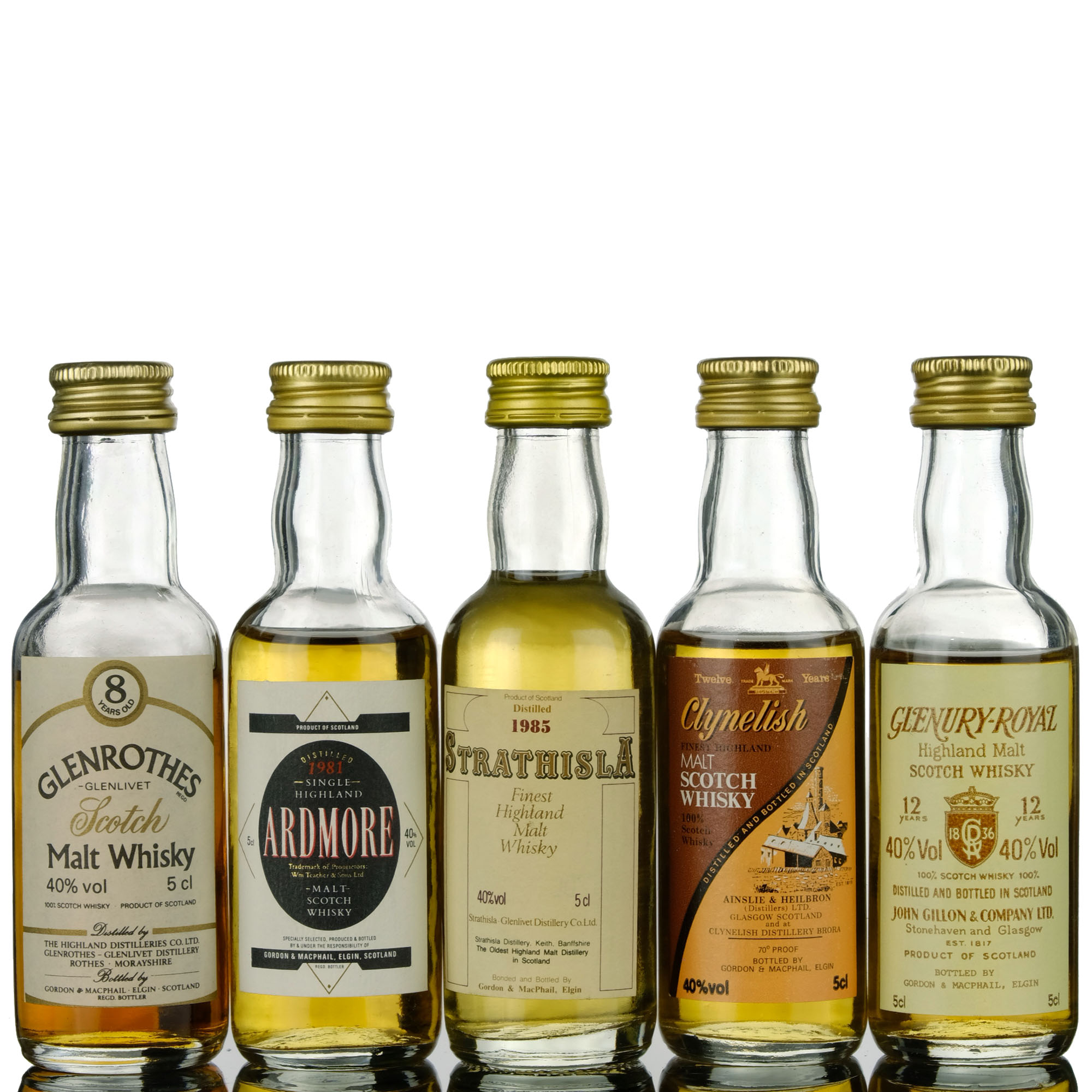 5 X Gordon Macphail Miniatures