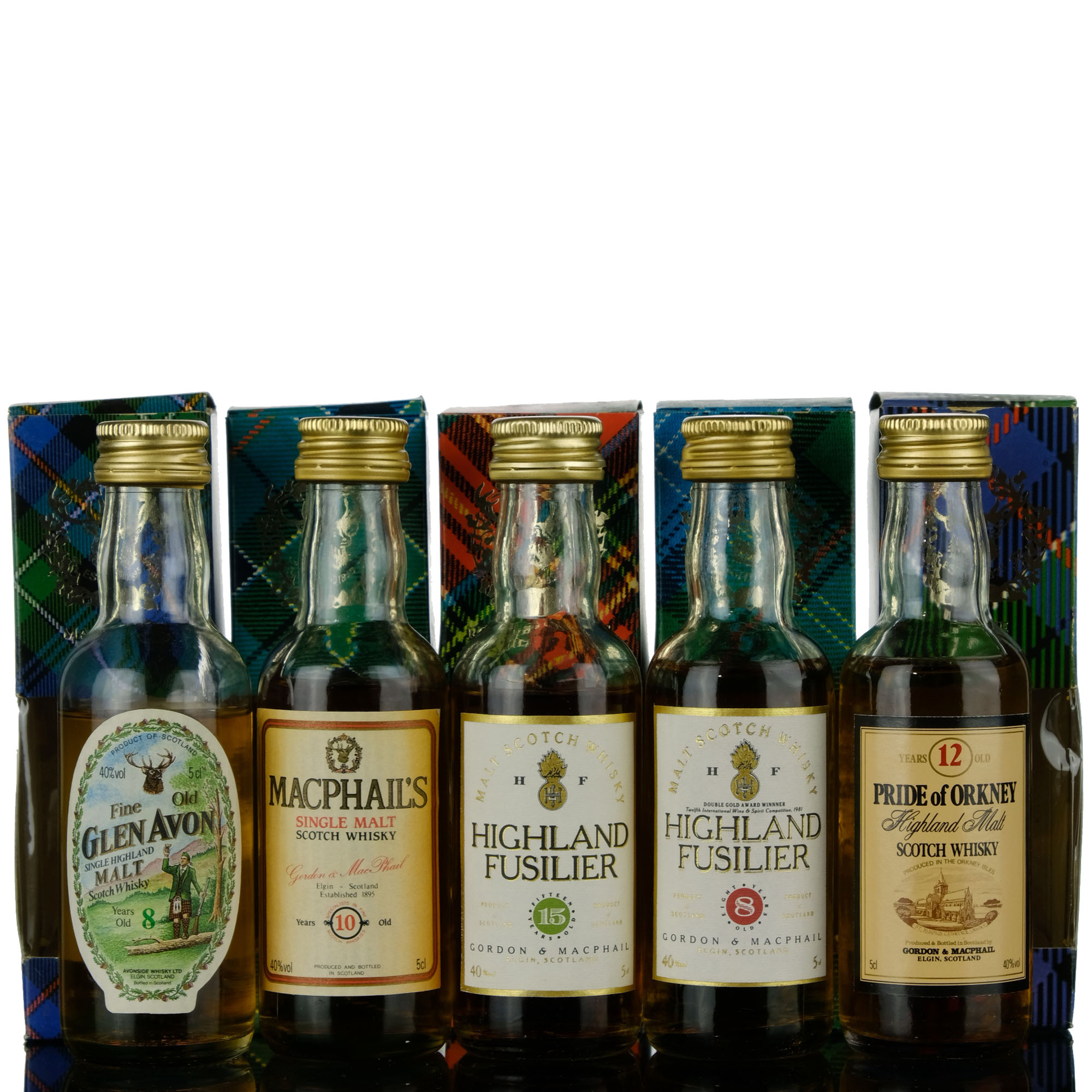 5 X Gordon Macphail Miniatures
