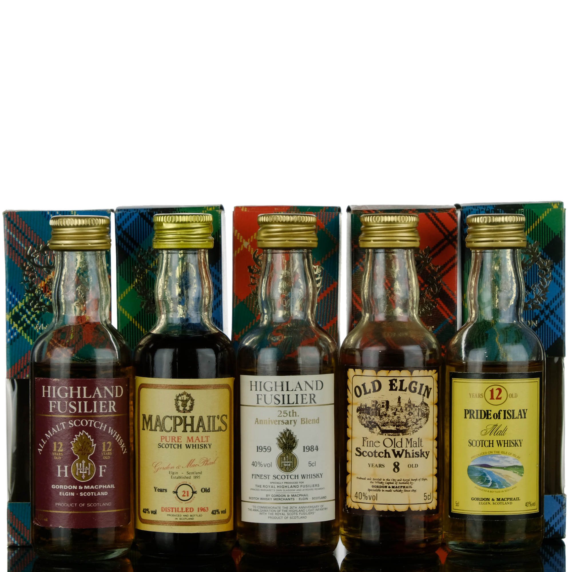 5 X Gordon Macphail Miniatures
