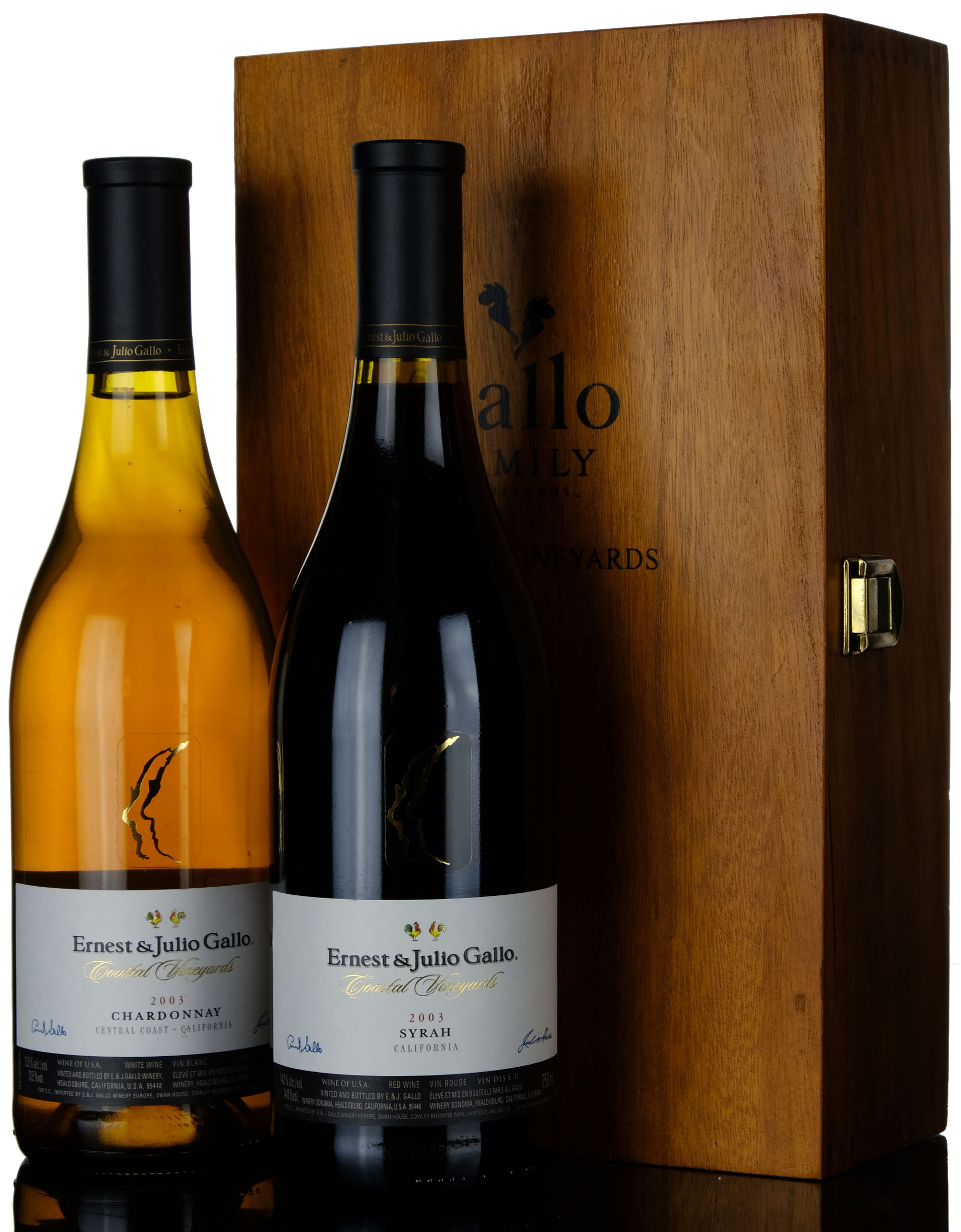 Earnest Julio Gallo Wine Presentation Set