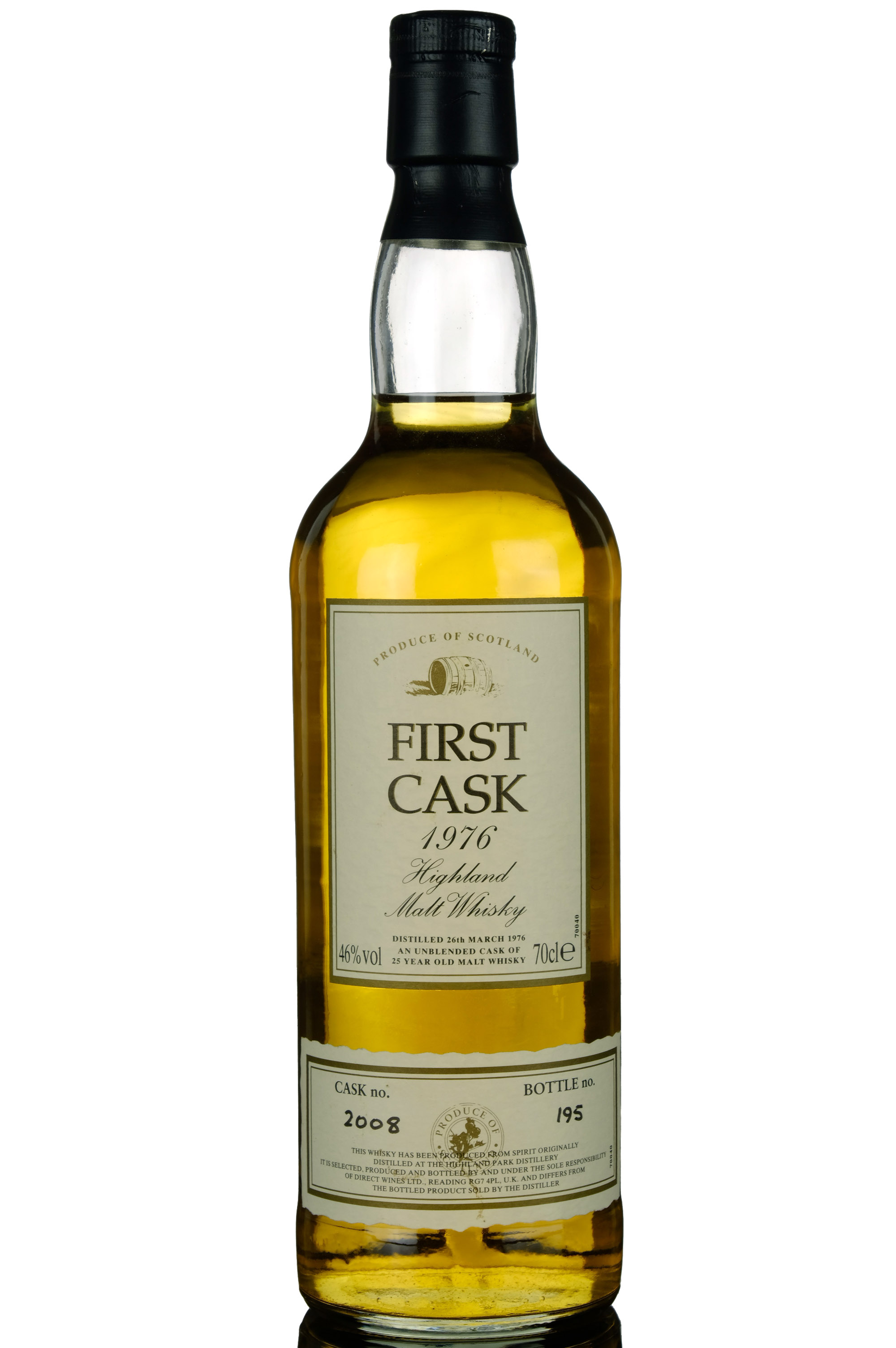 Highland Park 1976 - 25 Year Old - First Cask - Single Cask 2009