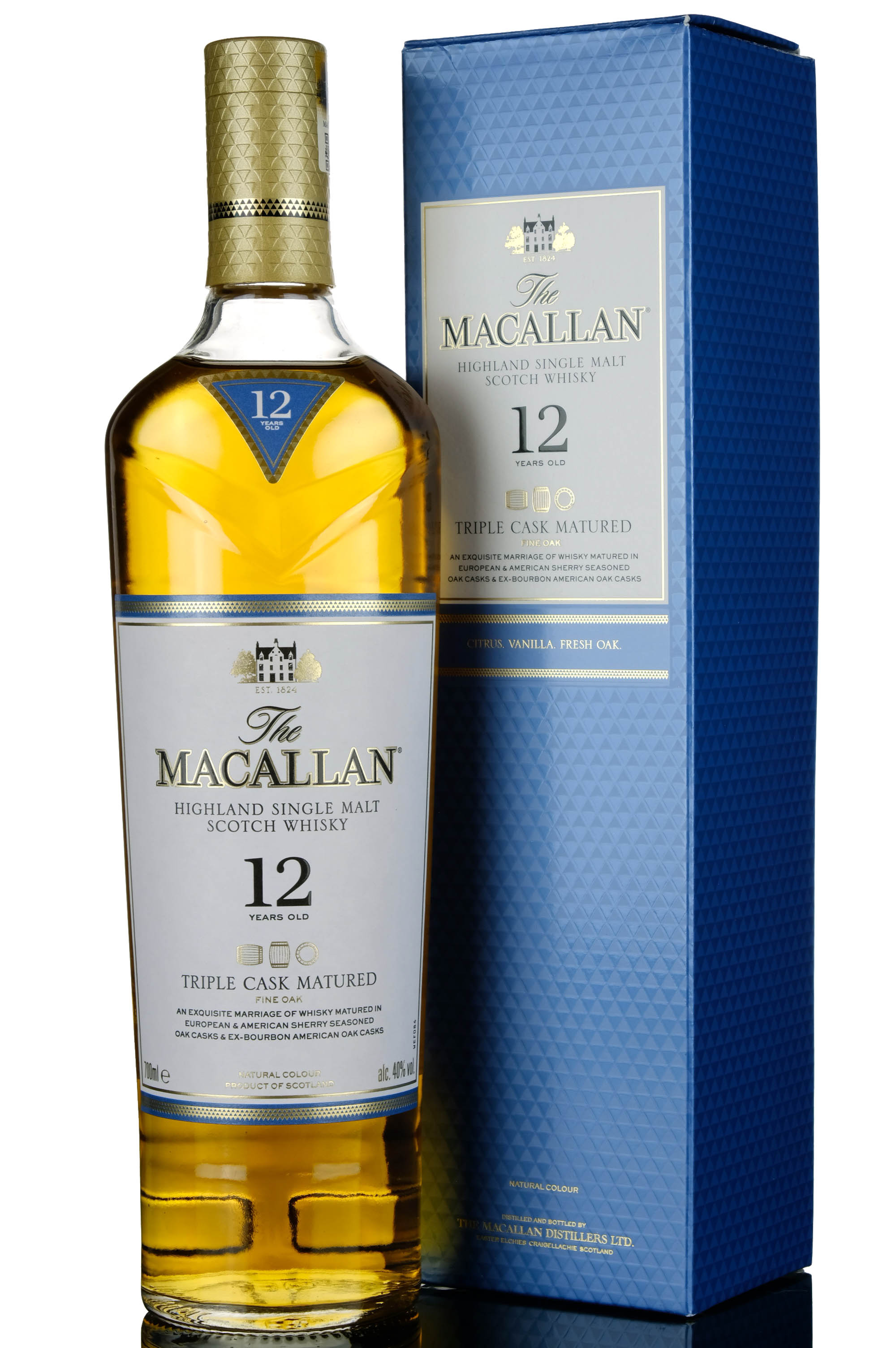 Macallan 12 Fine Oak Triple Cask Matured