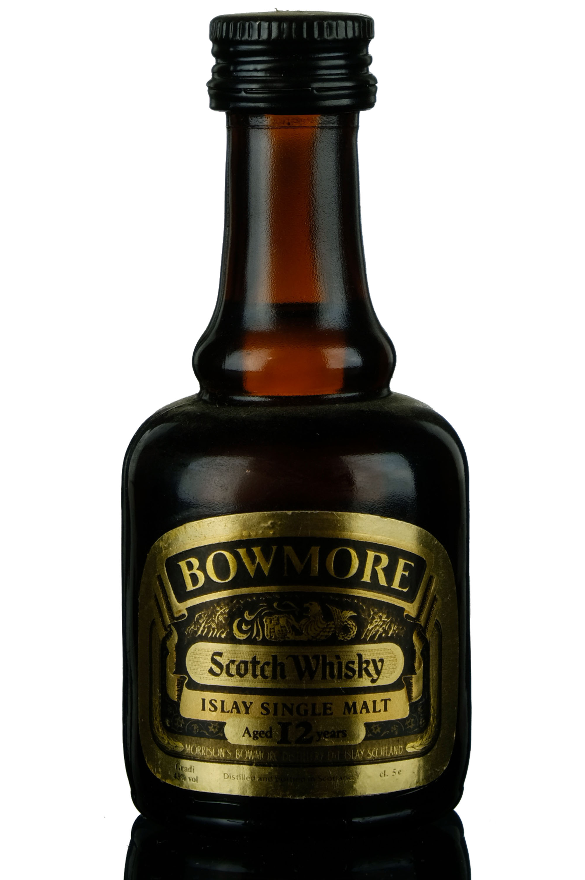 Bowmore 12 Dumpy 1980s Miniature