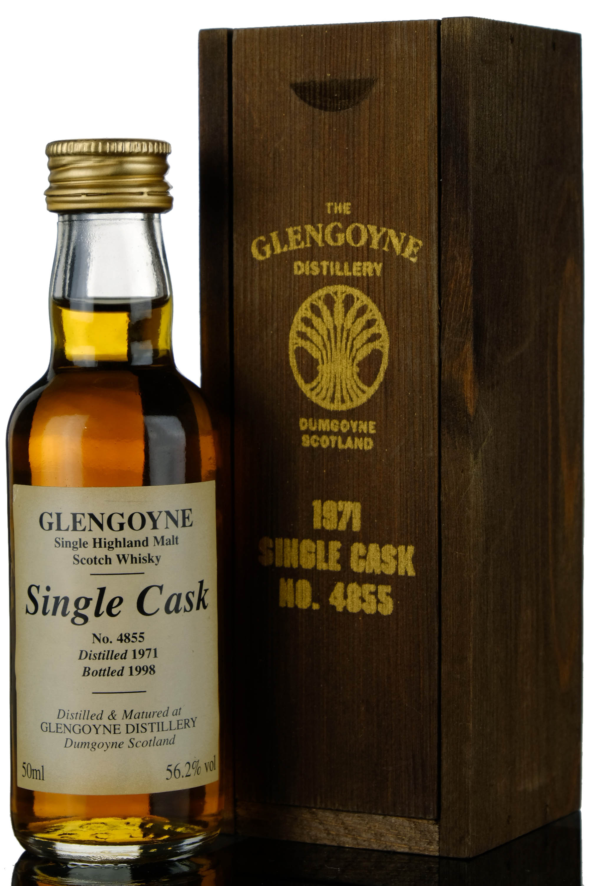 Glengoyne 19711998 Single Cask 4855 Miniature